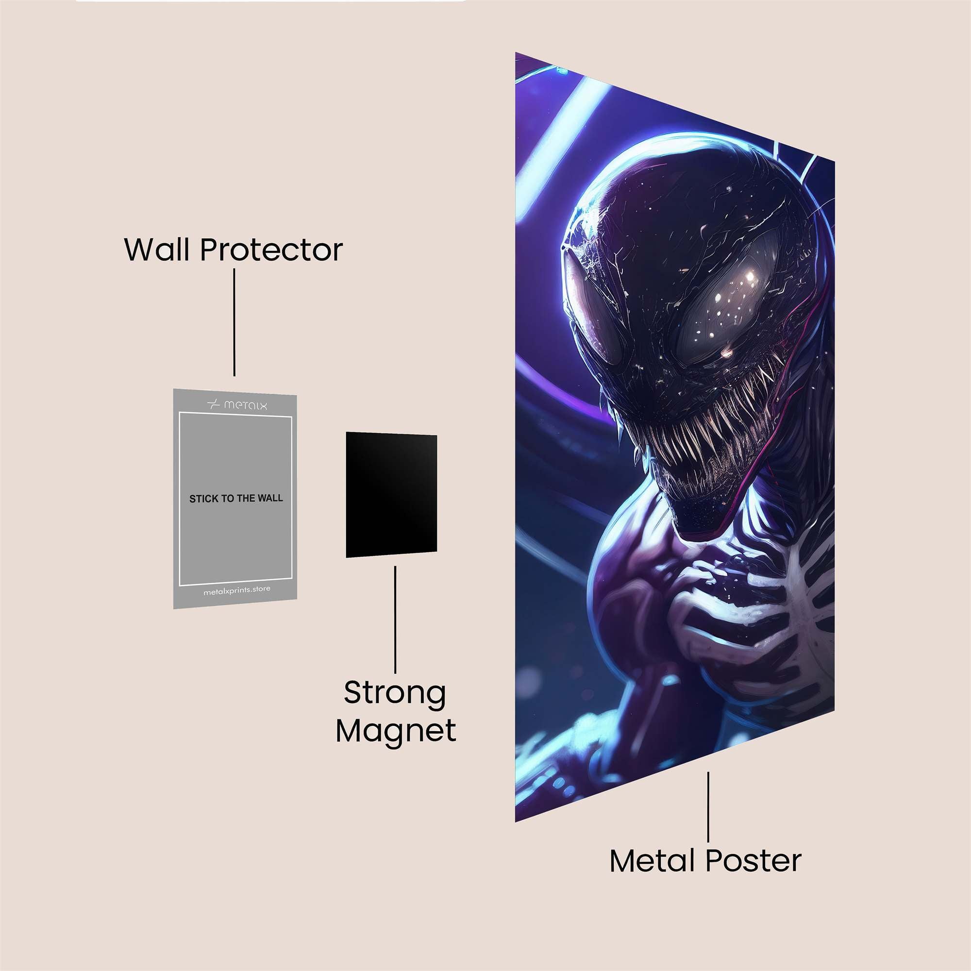 Venom Vortex Safe Wall Magnetic / M