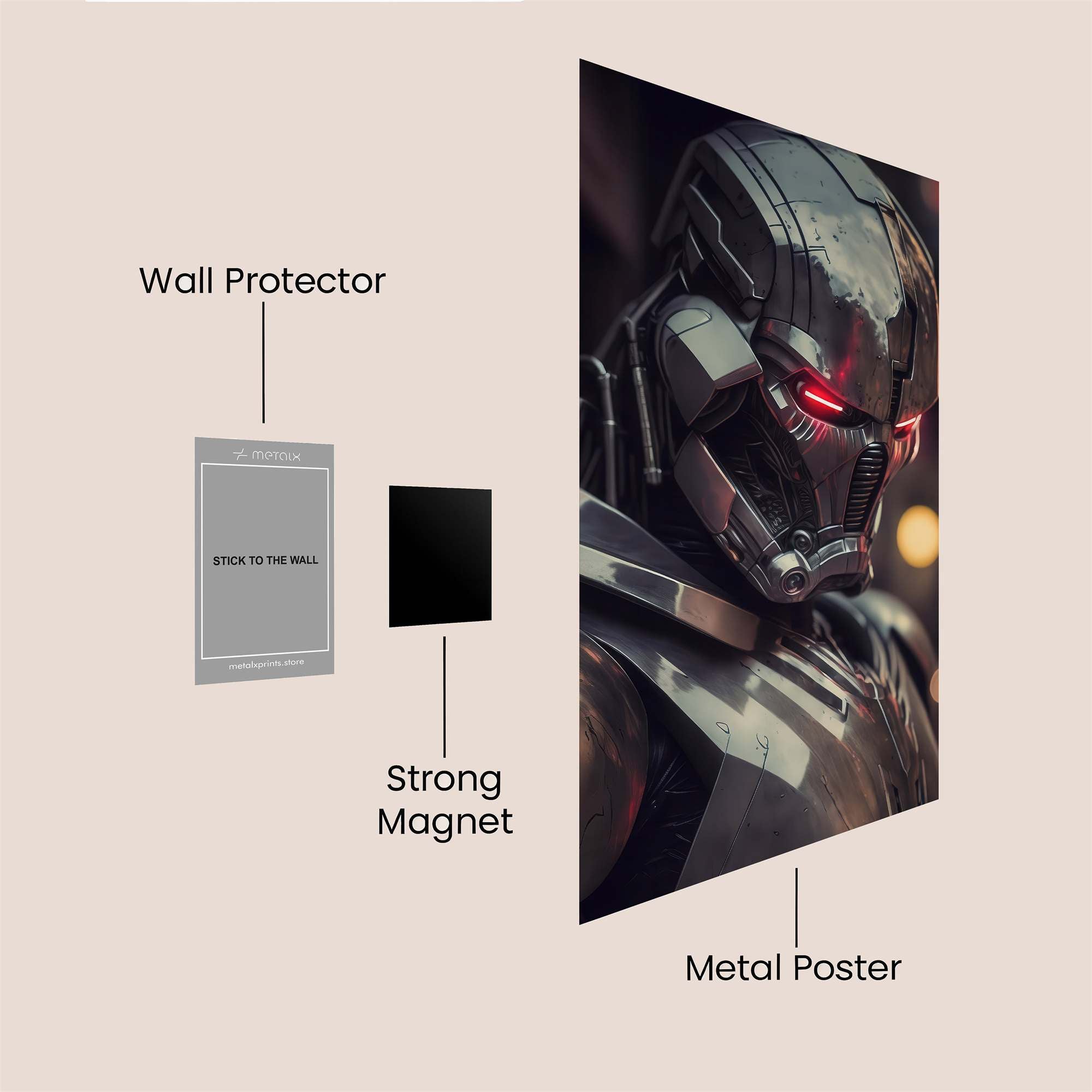 Robo Vigor Safe Wall Magnetic / M