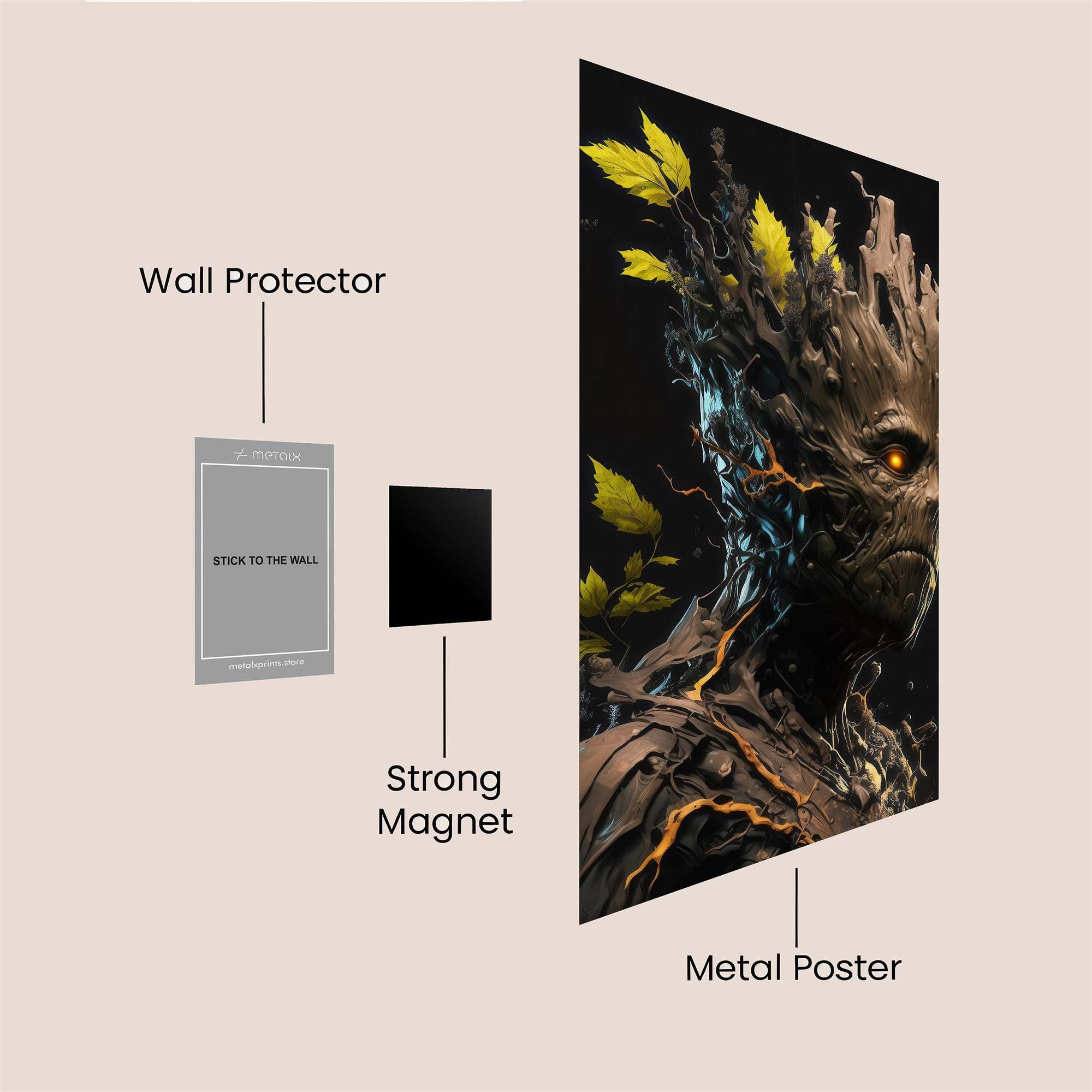 Groot Serenity Safe Wall Magnetic / M