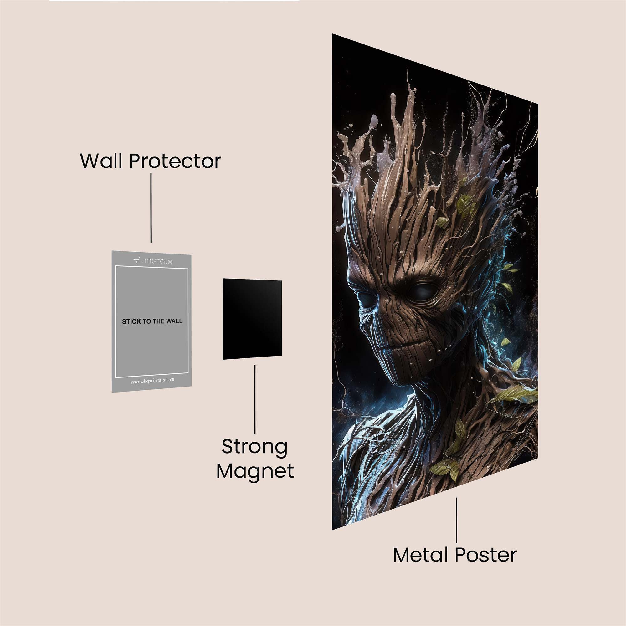 Groot Reverie Safe Wall Magnetic / M