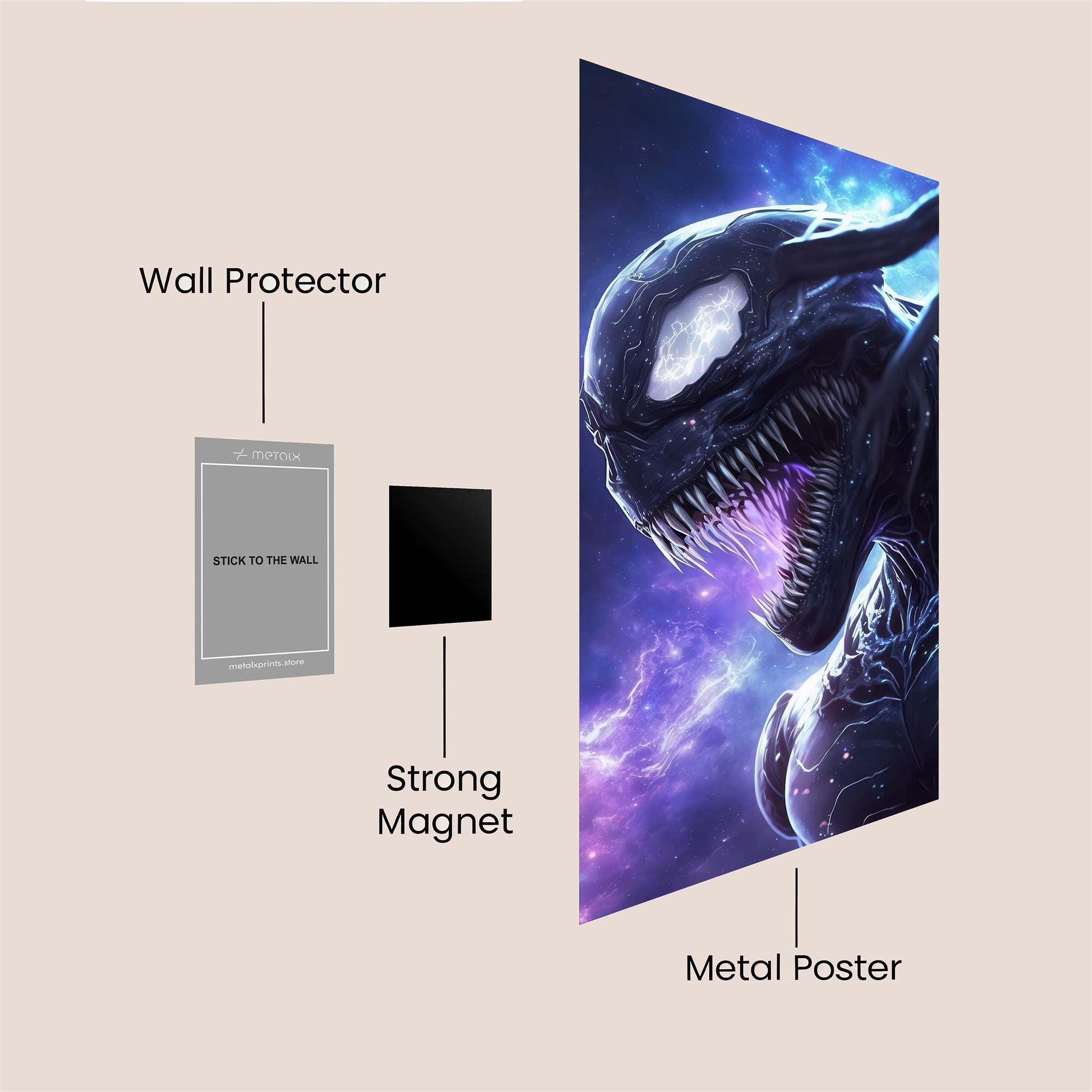 Venom Vortex Safe Wall Magnetic / M