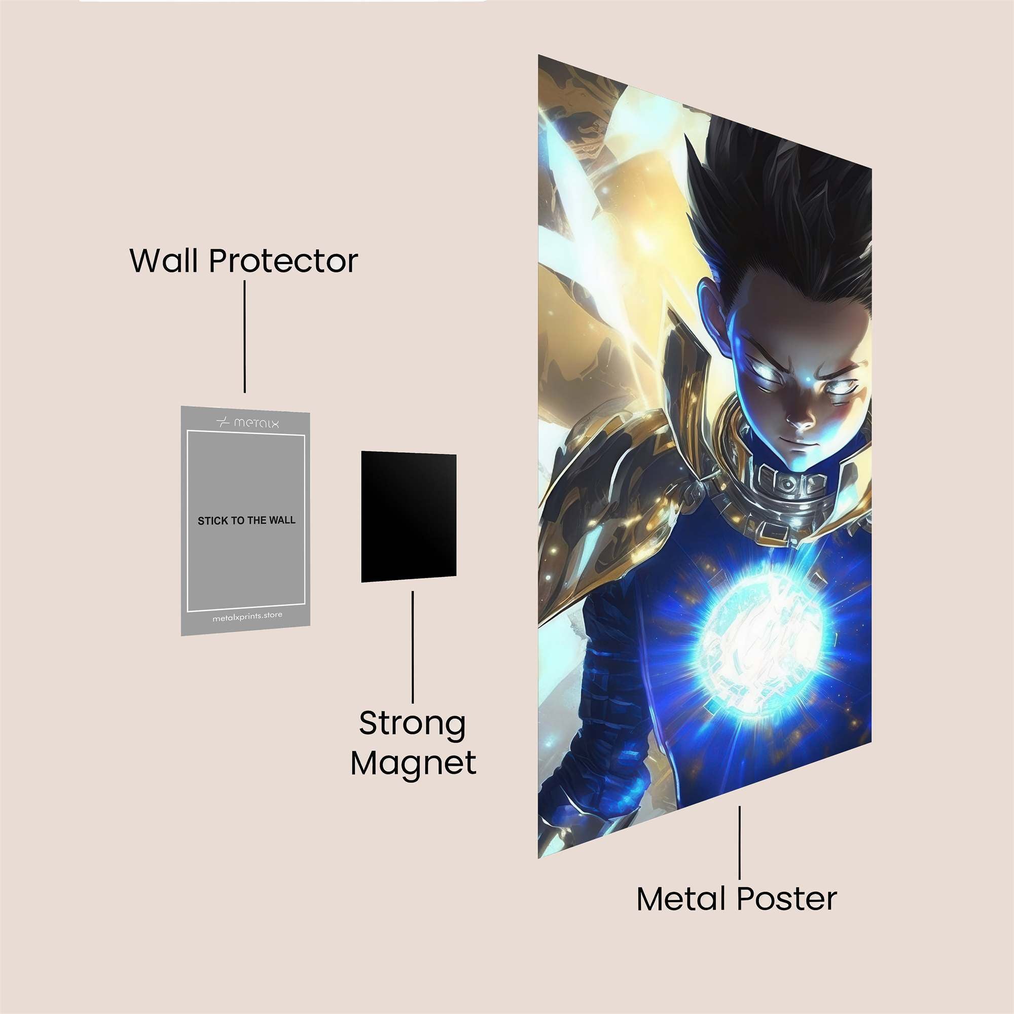 Starlight Fury Safe Wall Magnetic / M