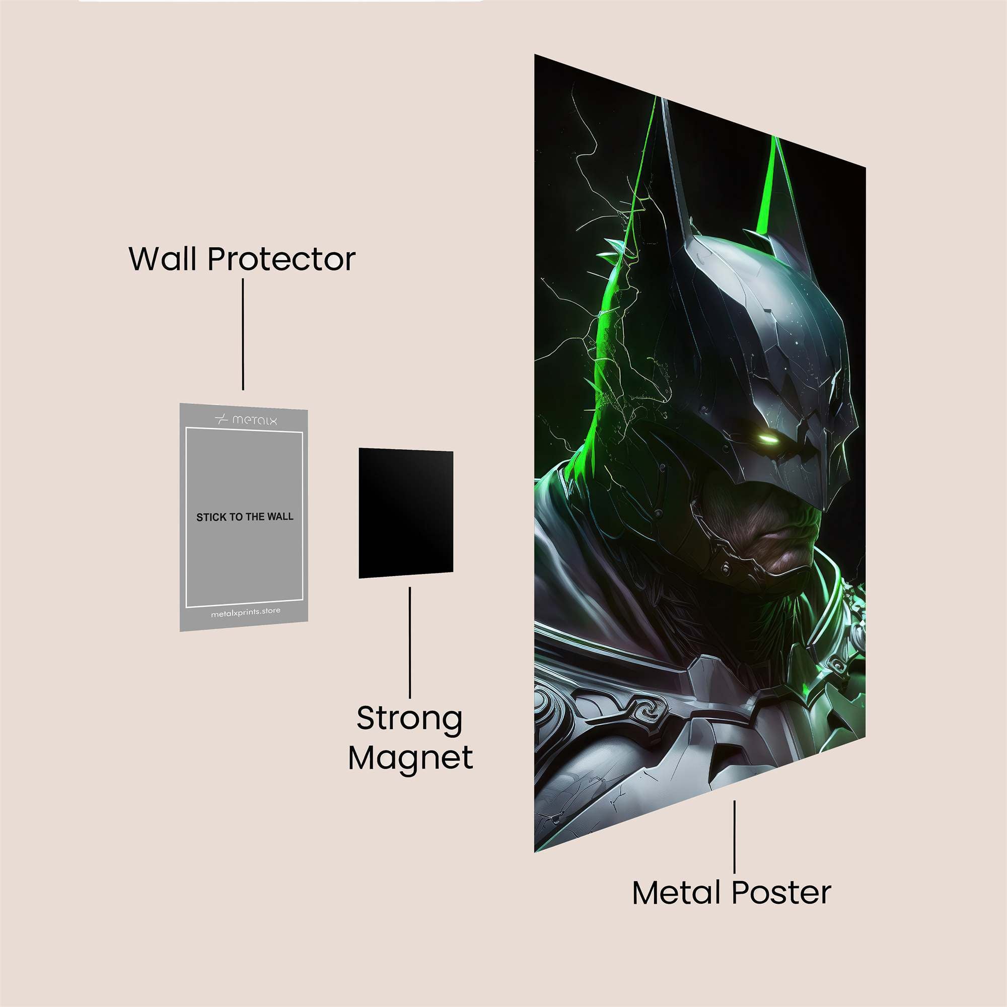Batman Intensity Safe Wall Magnetic / M