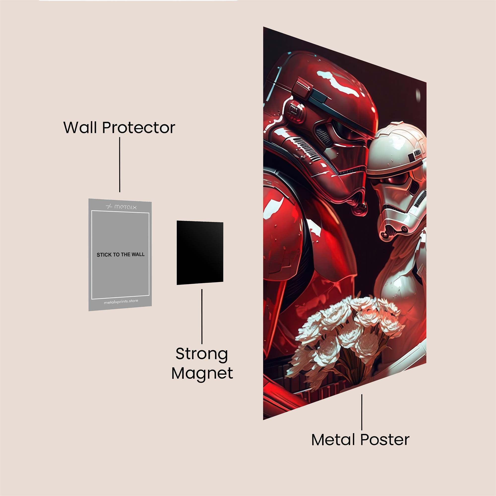 Galactic Romance Safe Wall Magnetic / M