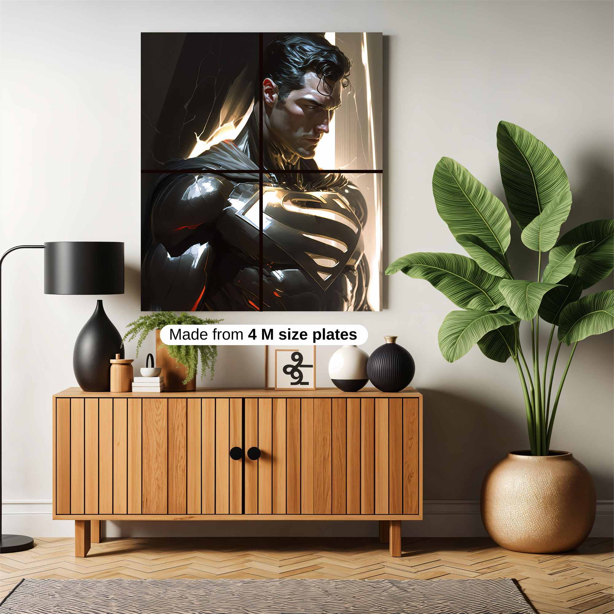 Superman Resolute Safe Wall Magnetic / M