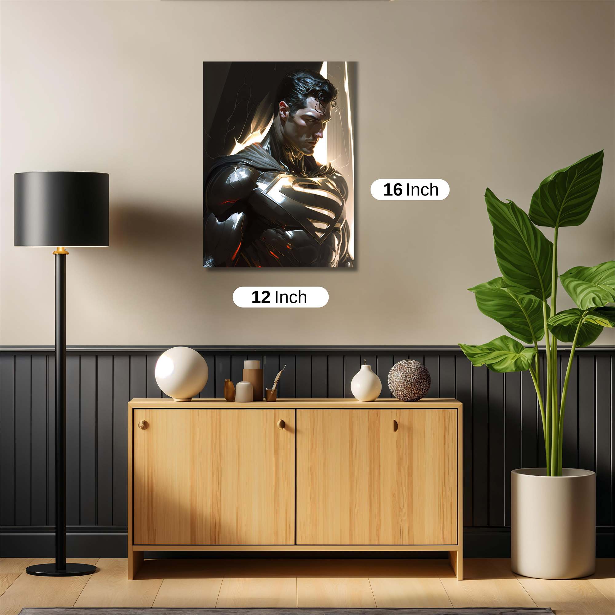 Superman Resolute Safe Wall Magnetic / M