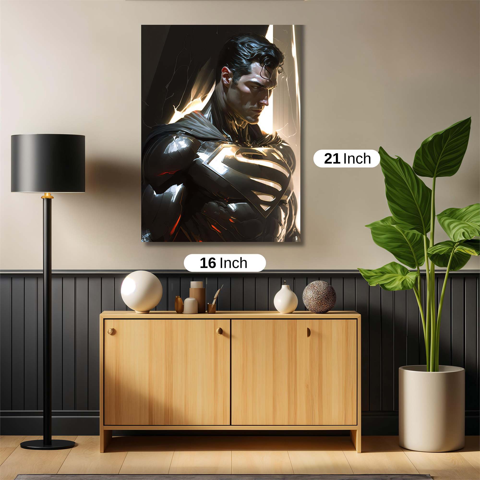 Superman Resolute Safe Wall Magnetic / M