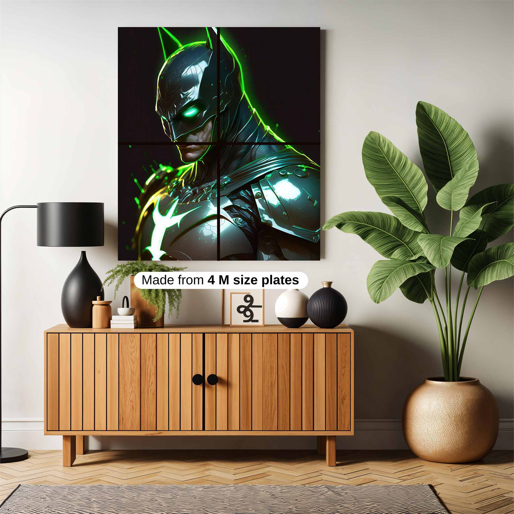 Batman Neonburst Safe Wall Magnetic / M