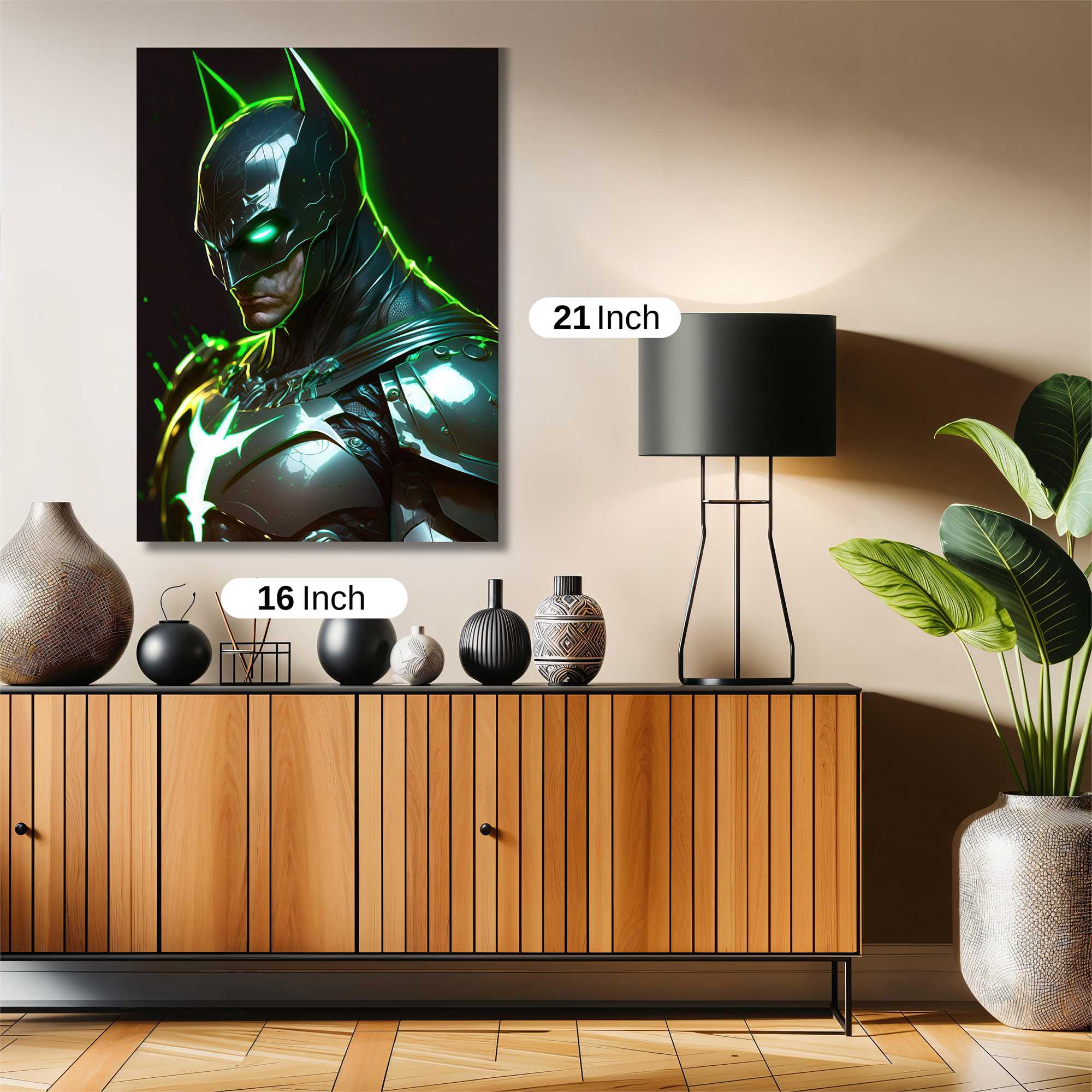 Batman Neonburst Safe Wall Magnetic / M