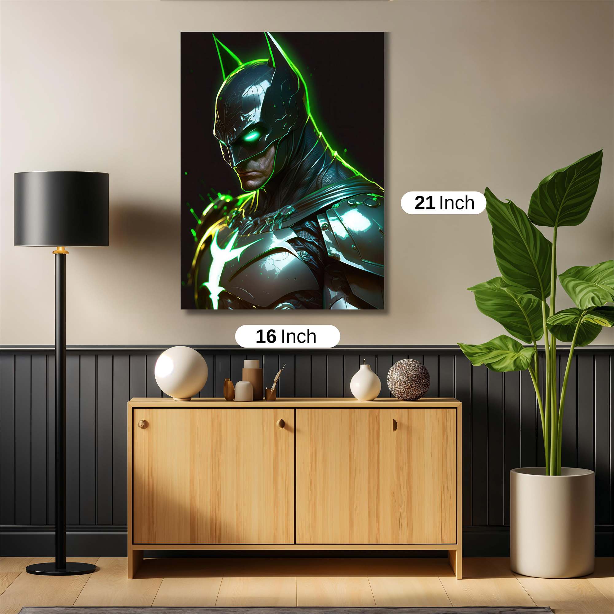 Batman Neonburst Safe Wall Magnetic / M