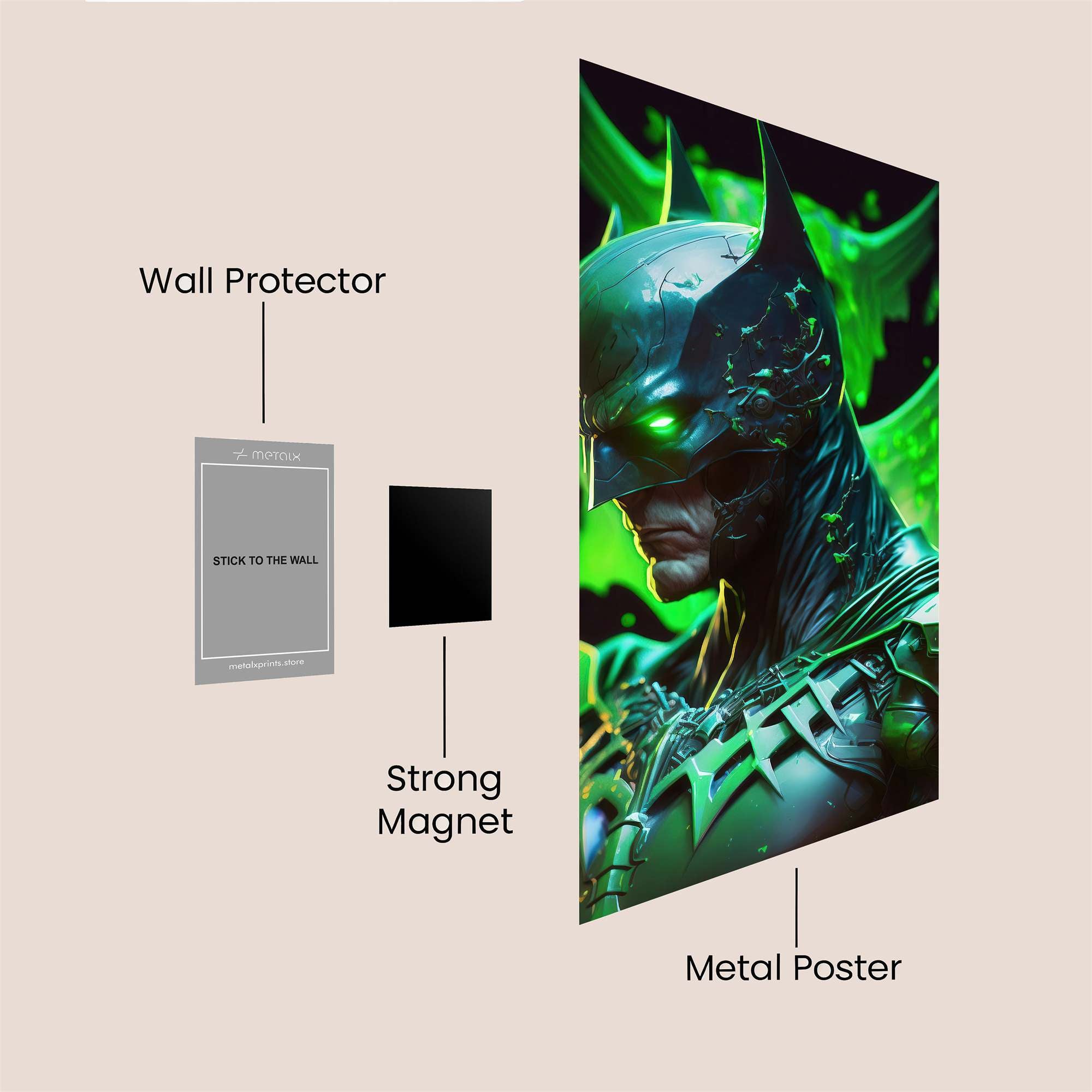 Batman Enigma Safe Wall Magnetic / M