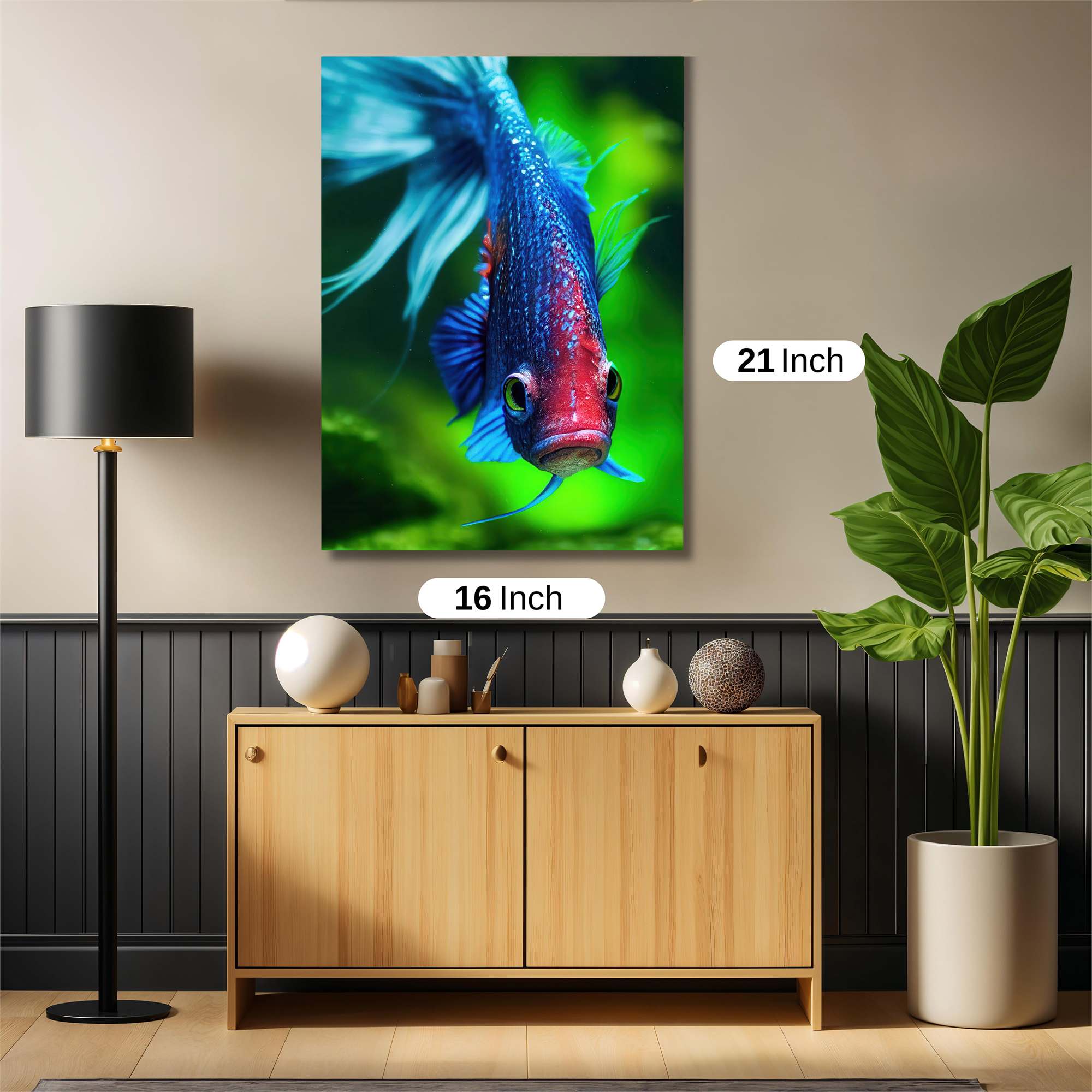 Betta Vividness Safe Wall Magnetic / M