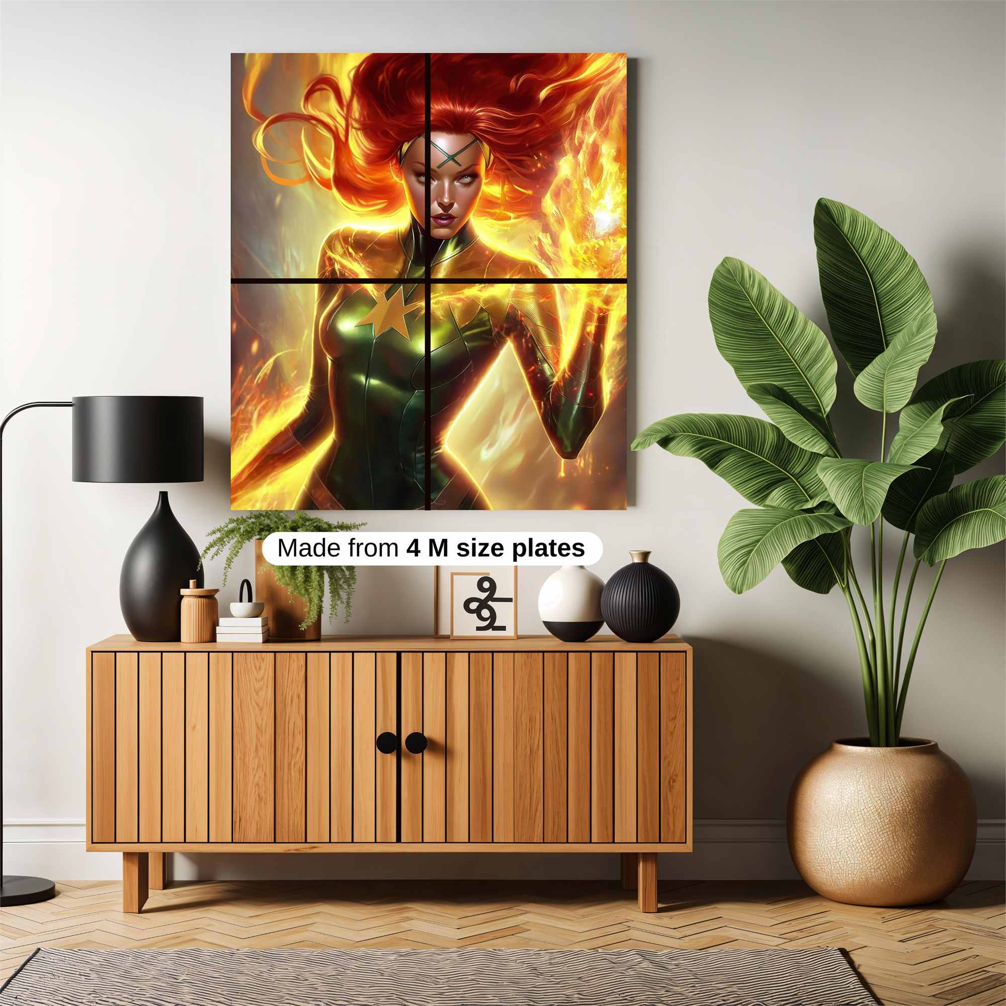 Phoenix Inferno Safe Wall Magnetic / M