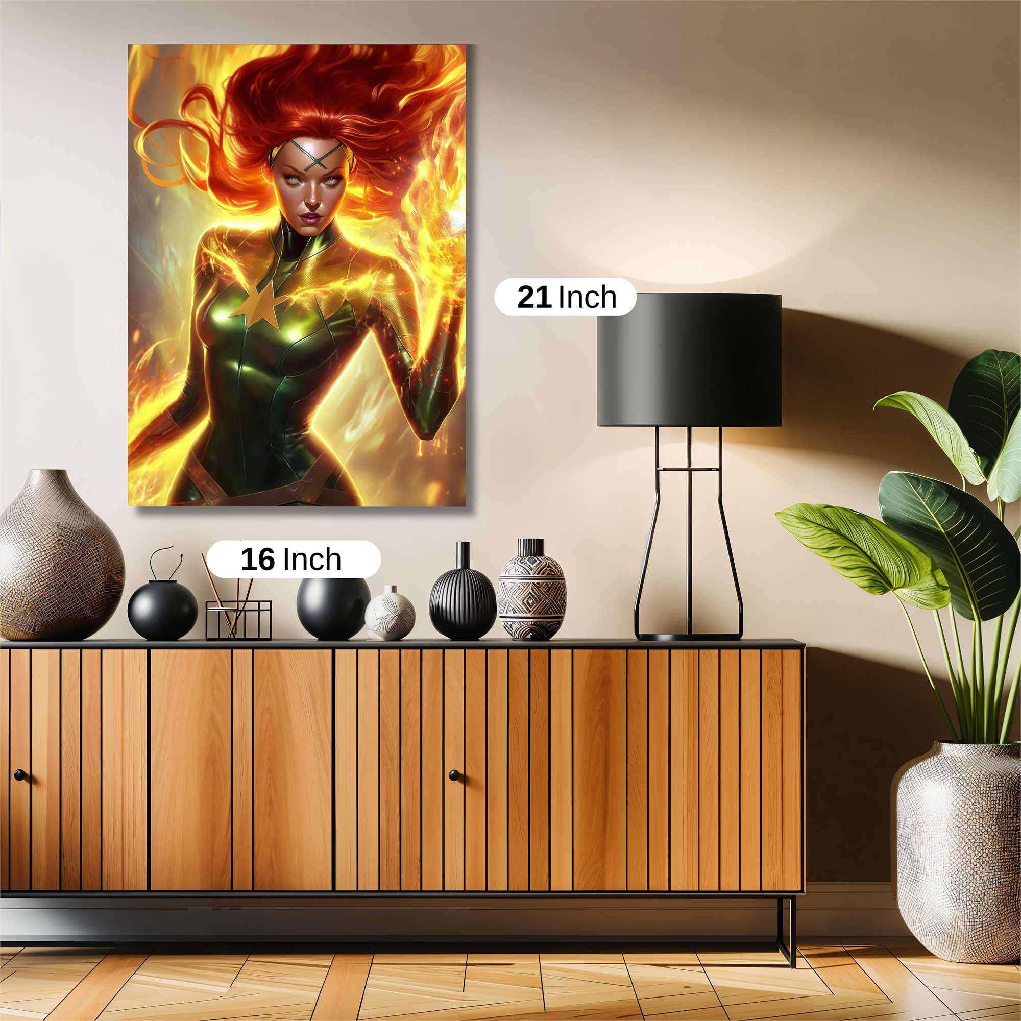 Phoenix Inferno Safe Wall Magnetic / M