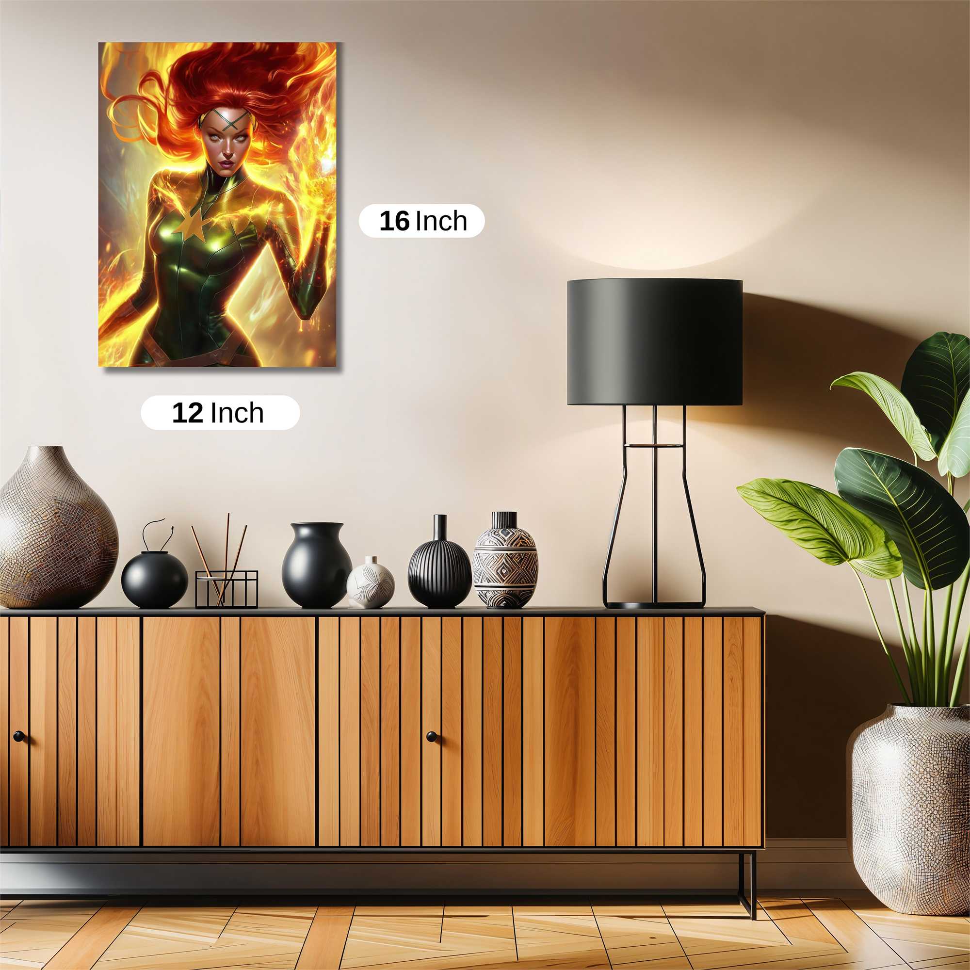 Phoenix Inferno Safe Wall Magnetic / M