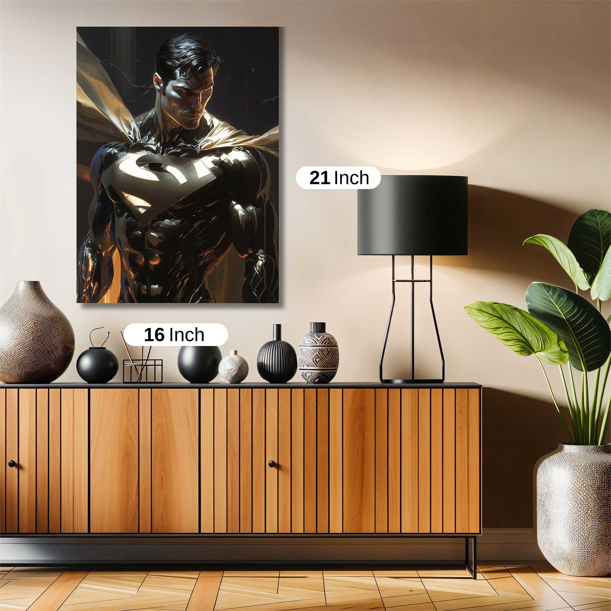 Superman Luminescence Safe Wall Magnetic / M