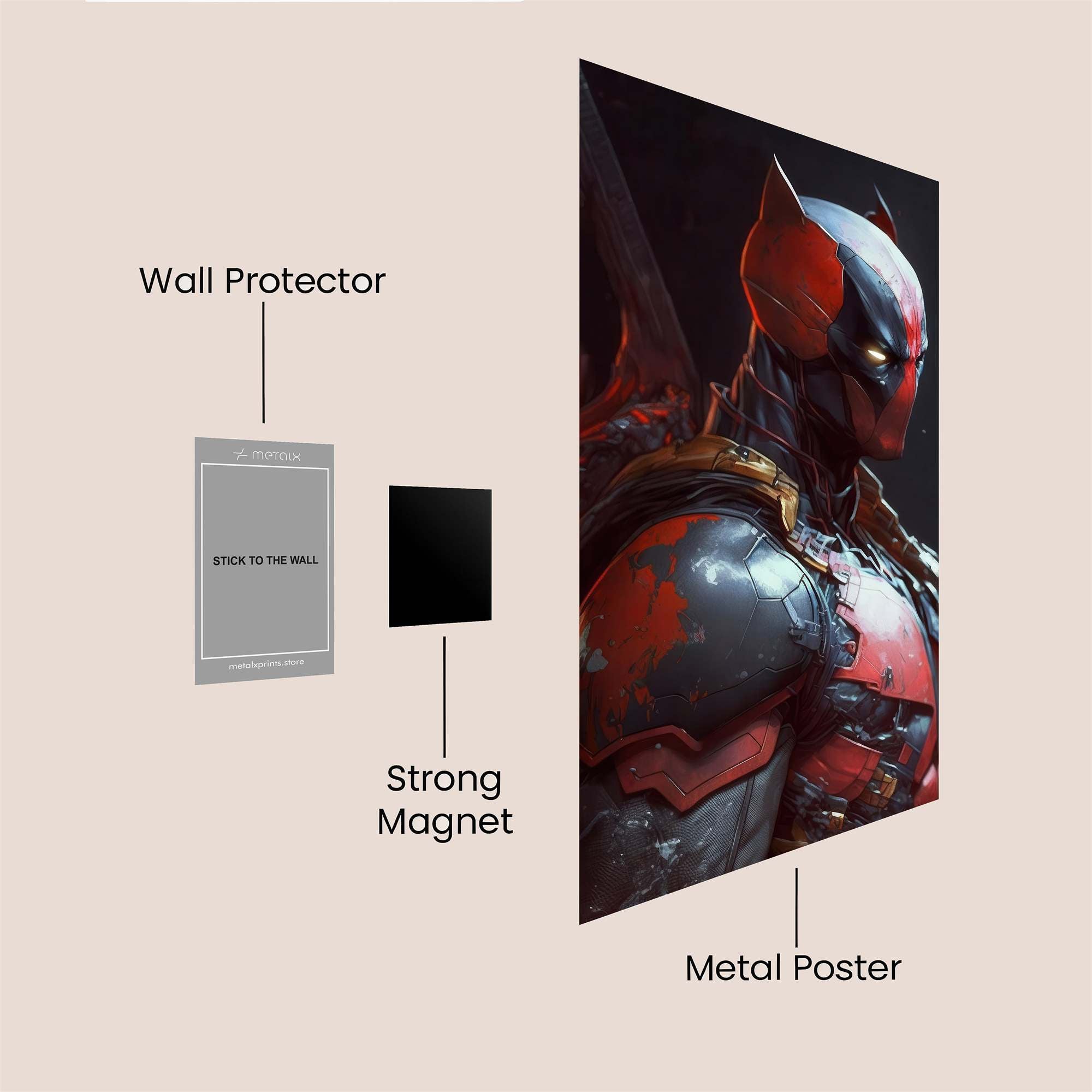 Armored Vigilance Safe Wall Magnetic / M