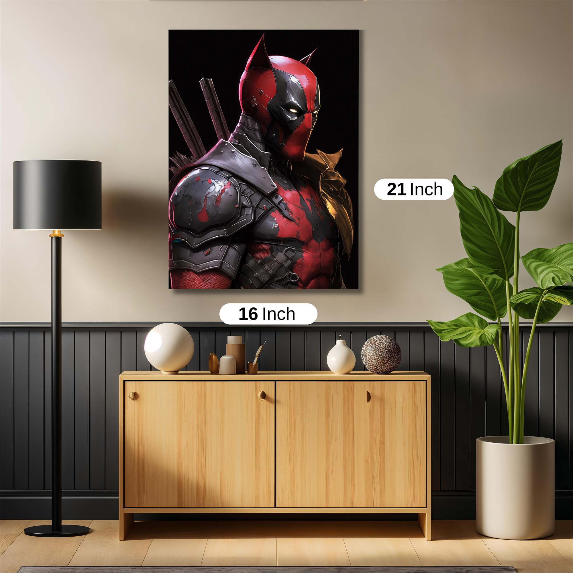 Deadpool Vigilance Safe Wall Magnetic / M