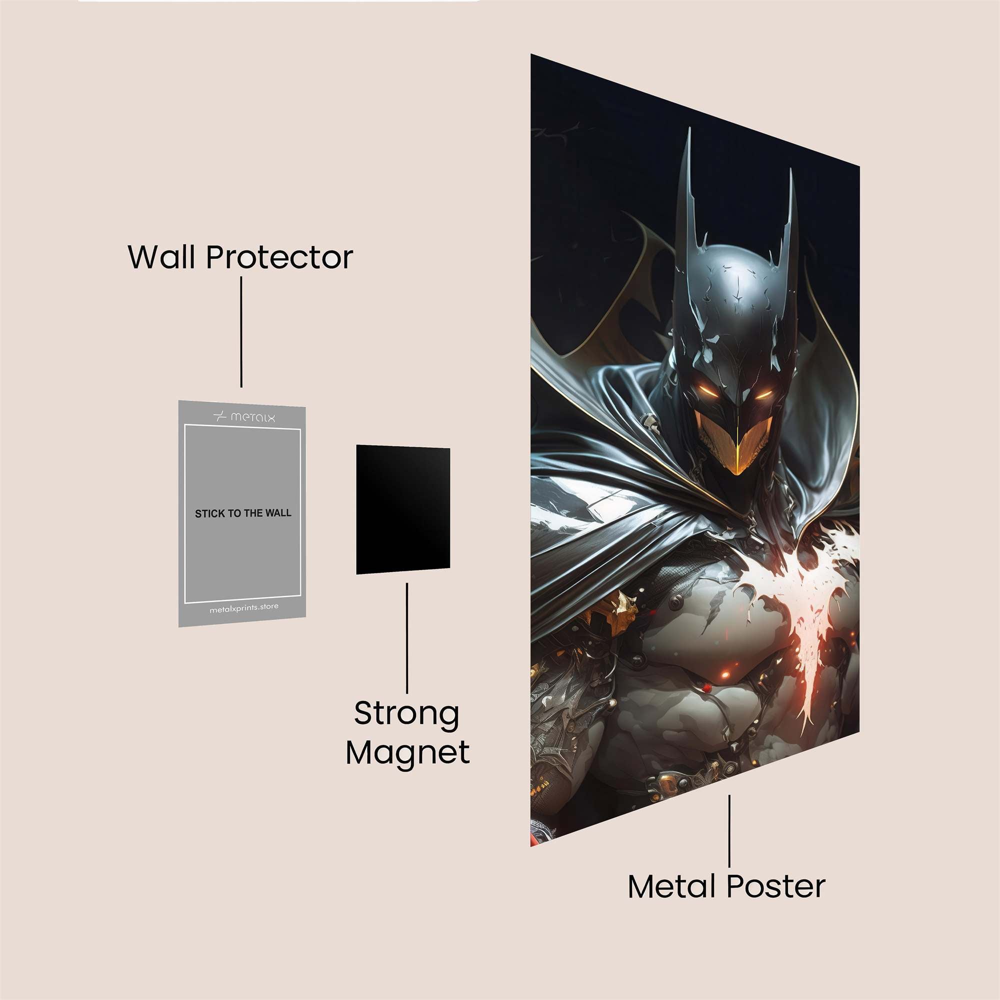 Batman Aegis Safe Wall Magnetic / M