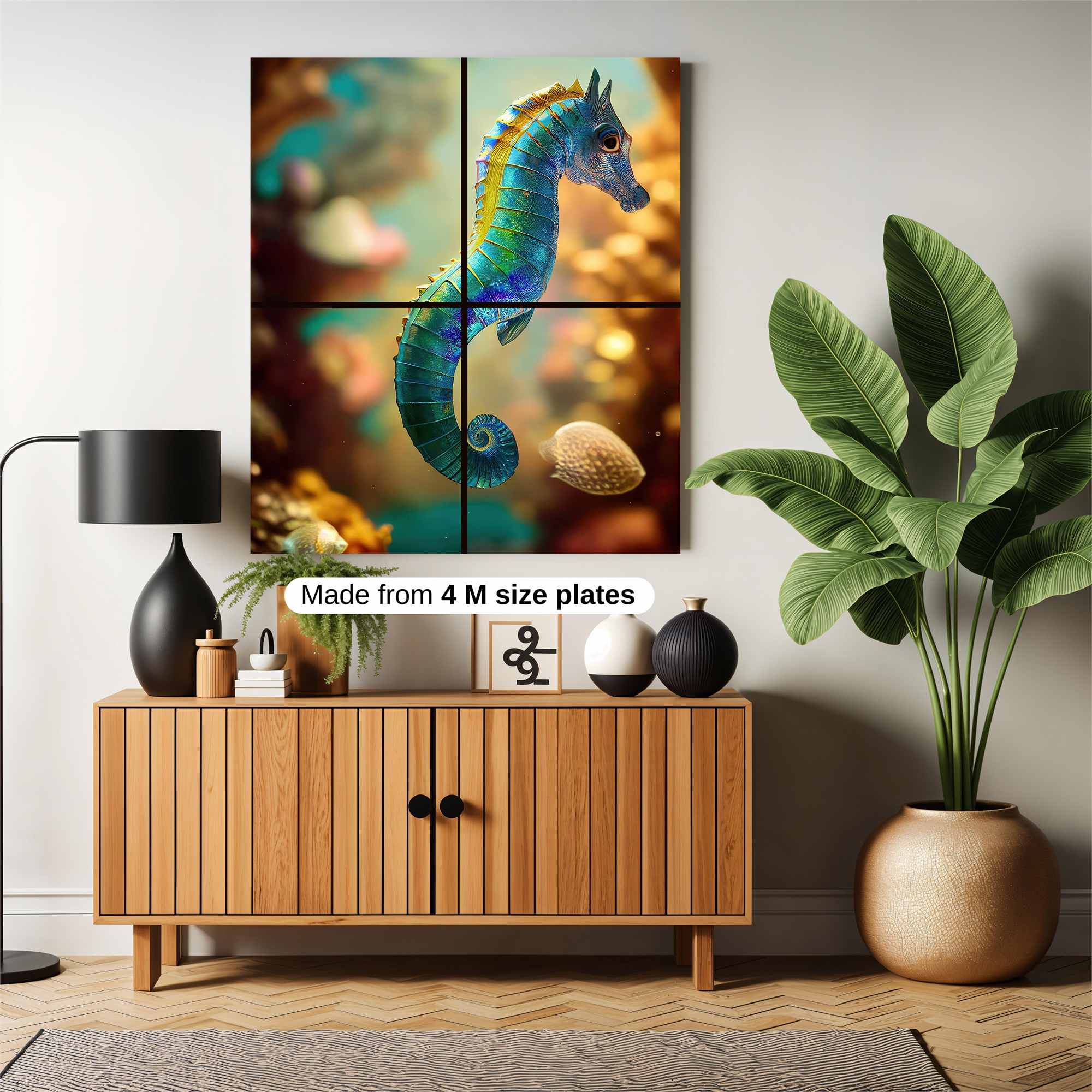 Seahorse Serenity Safe Wall Magnetic / M