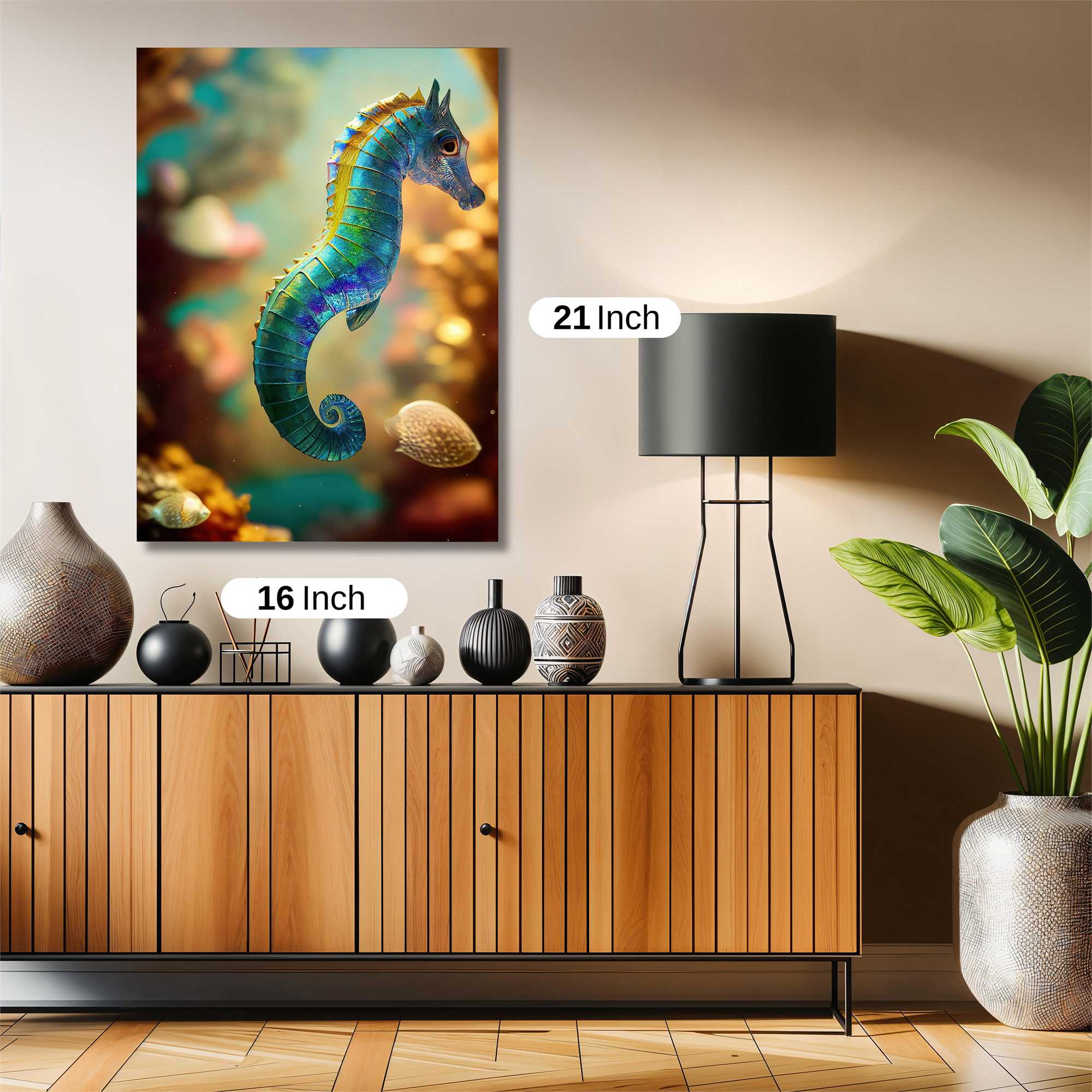 Seahorse Serenity Safe Wall Magnetic / M
