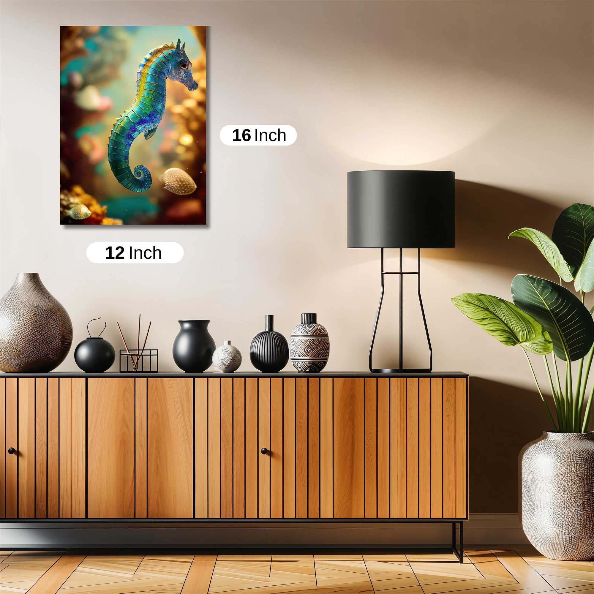 Seahorse Serenity Safe Wall Magnetic / M