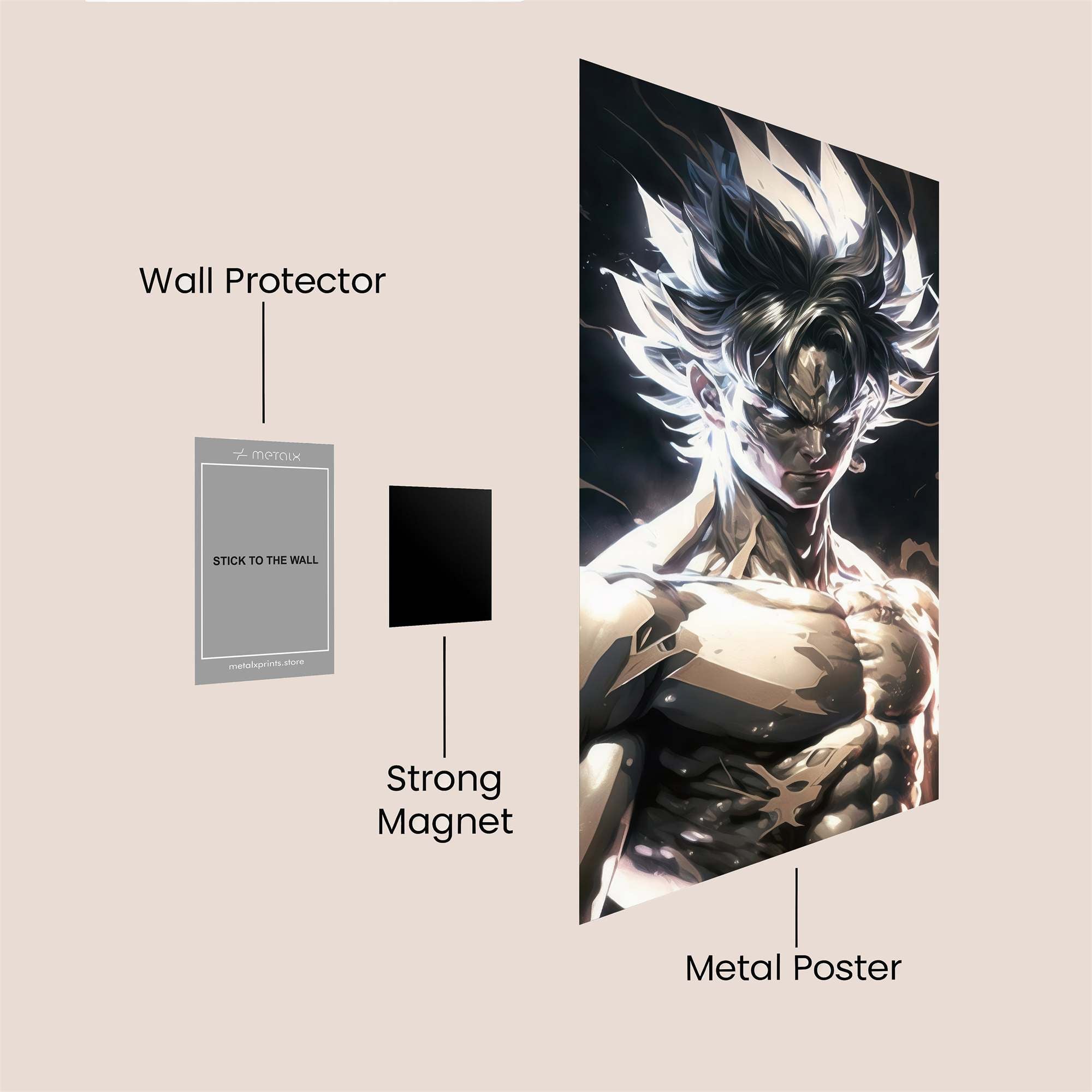 Heroic Surge Safe Wall Magnetic / M