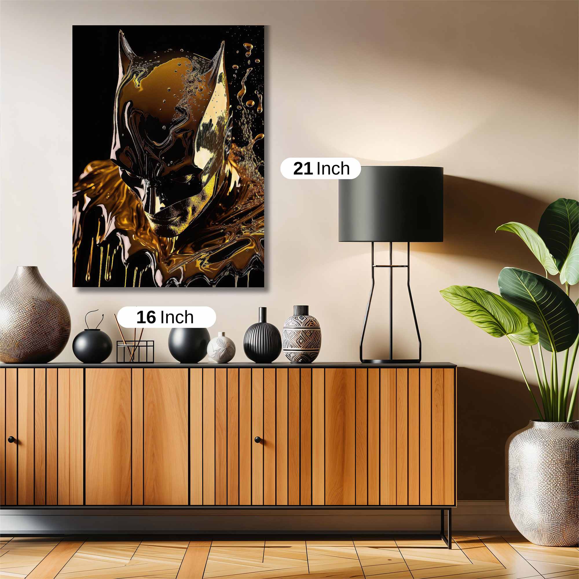 Golden Vigilante Safe Wall Magnetic / M