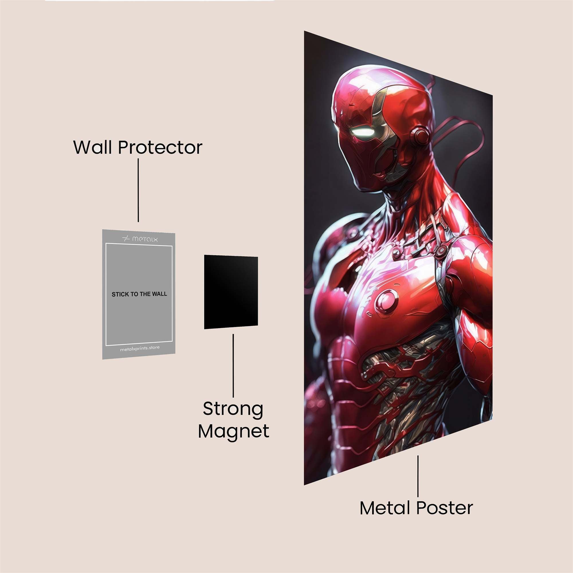 Heroic Vortex Safe Wall Magnetic / M