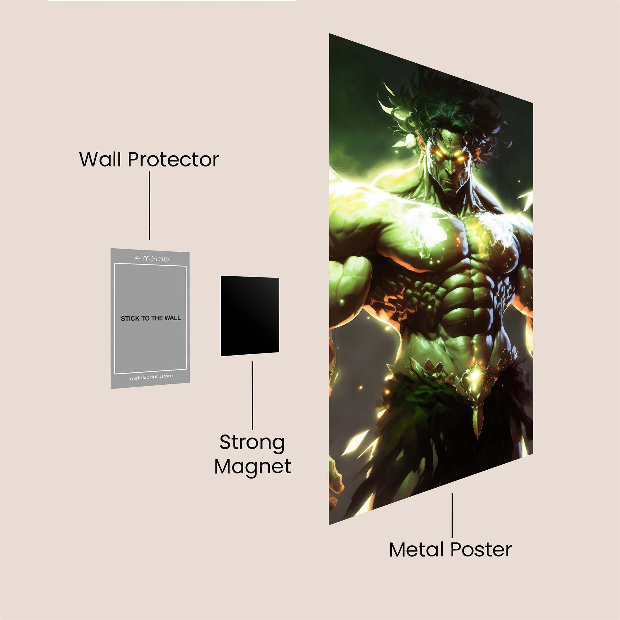 Hulk Radiance Safe Wall Magnetic / M