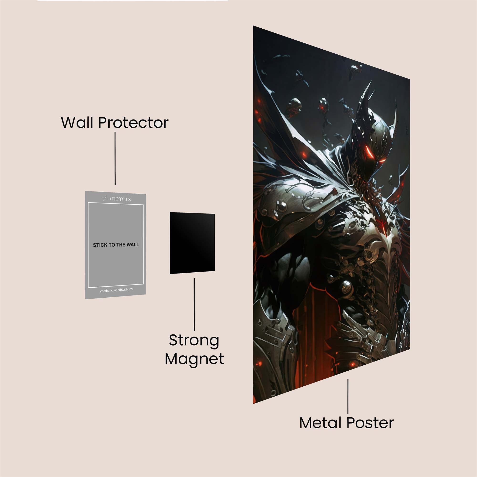 Dark Knightmare Safe Wall Magnetic / M