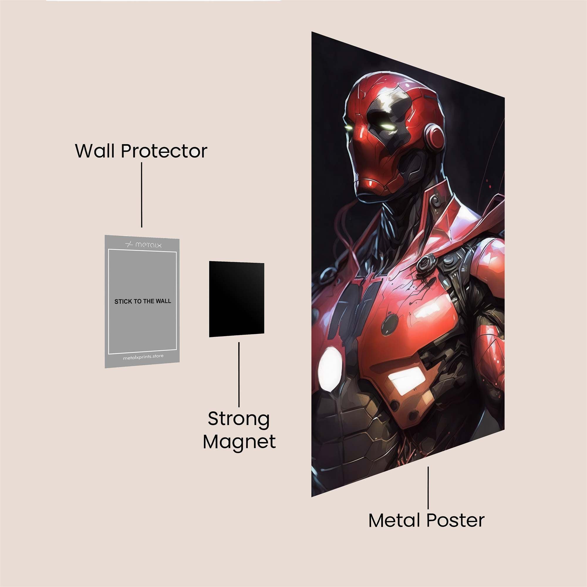 Abyssal Heroics Safe Wall Magnetic / M