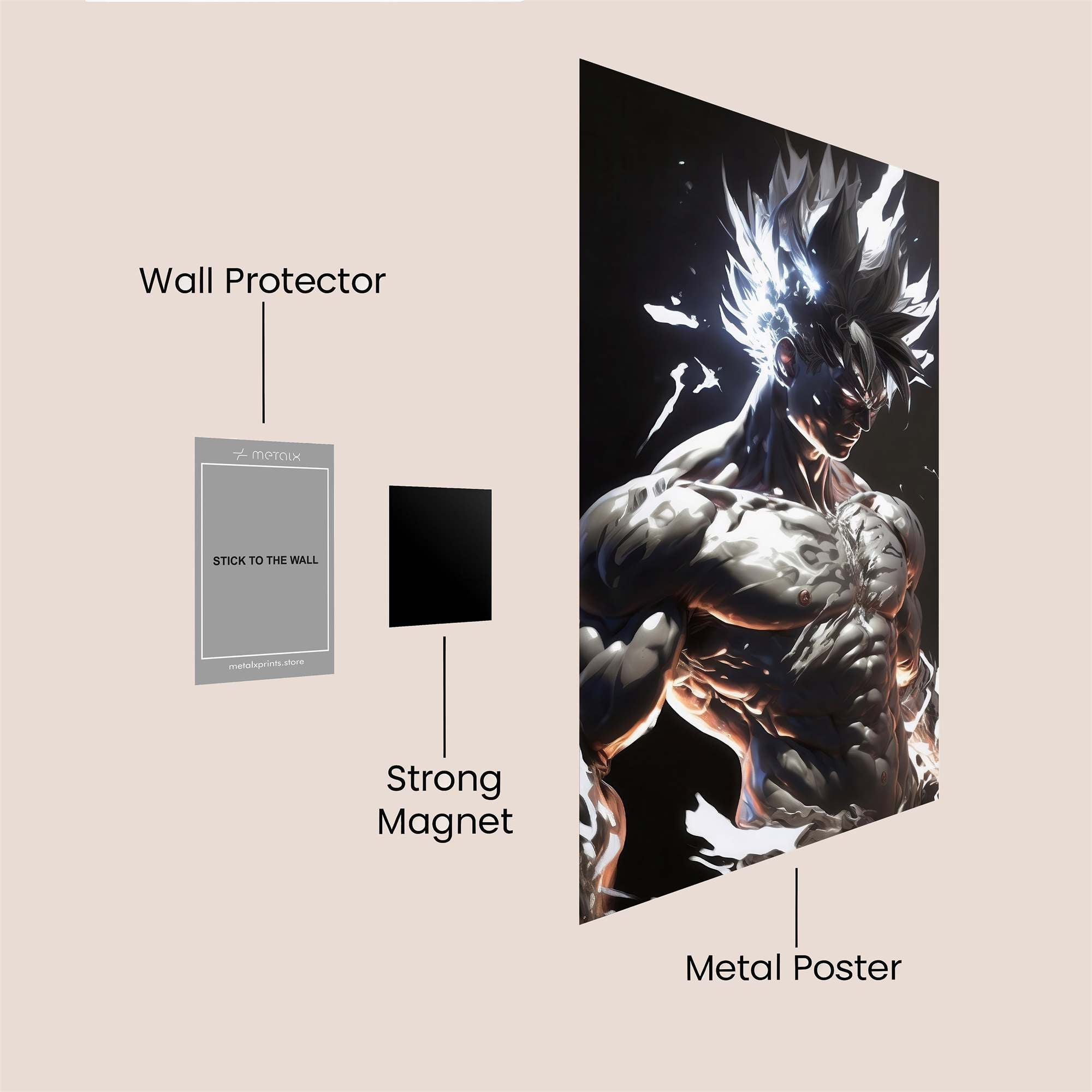 Heroic Surge Safe Wall Magnetic / M