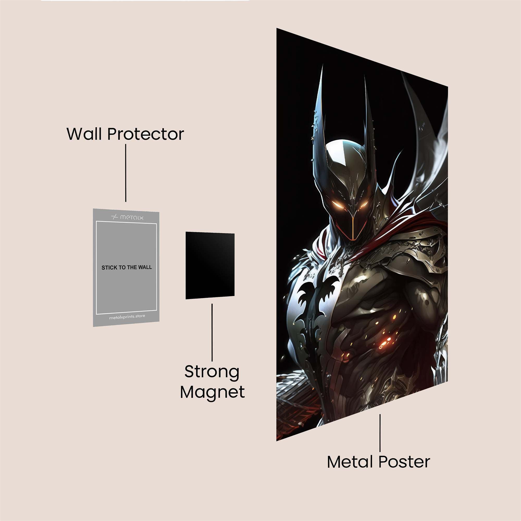 Knightly Vigil Safe Wall Magnetic / M