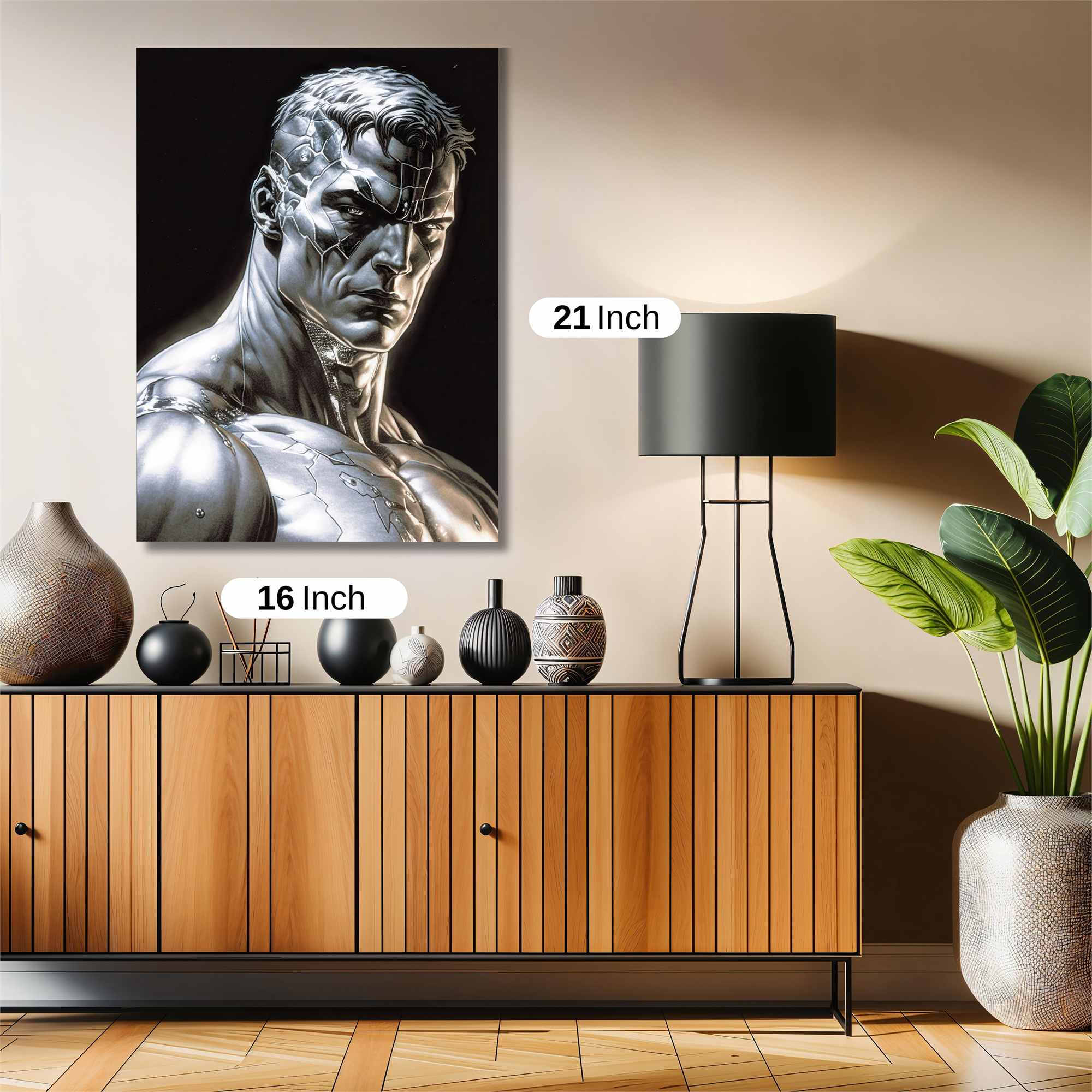 Metallic Resolve Safe Wall Magnetic / M