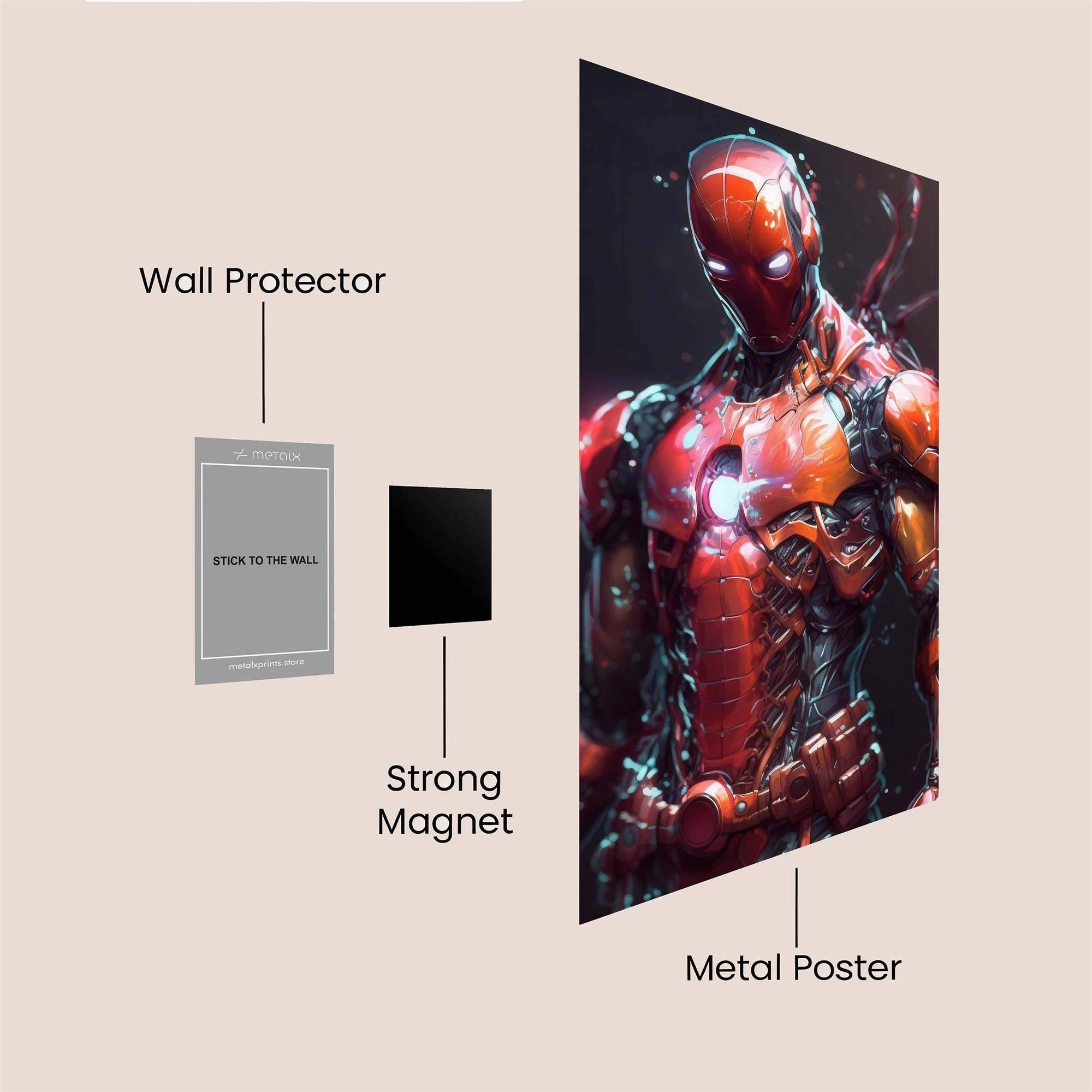 Iron Vigor Safe Wall Magnetic / M