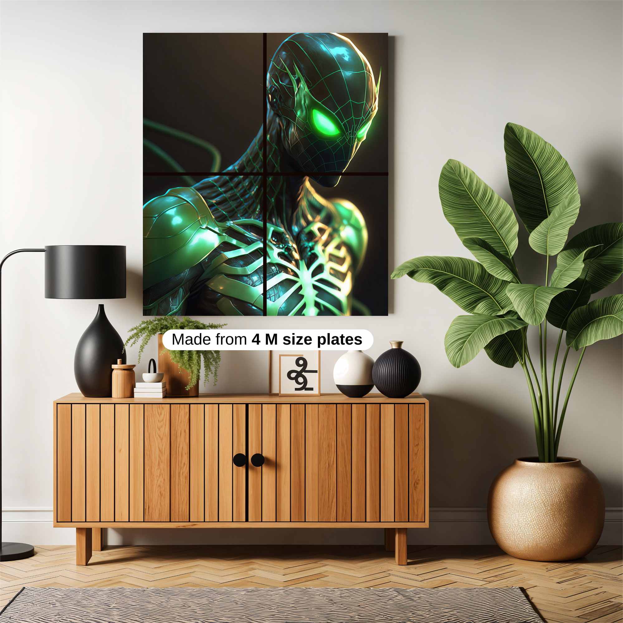 Neon Vigilance Safe Wall Magnetic / M