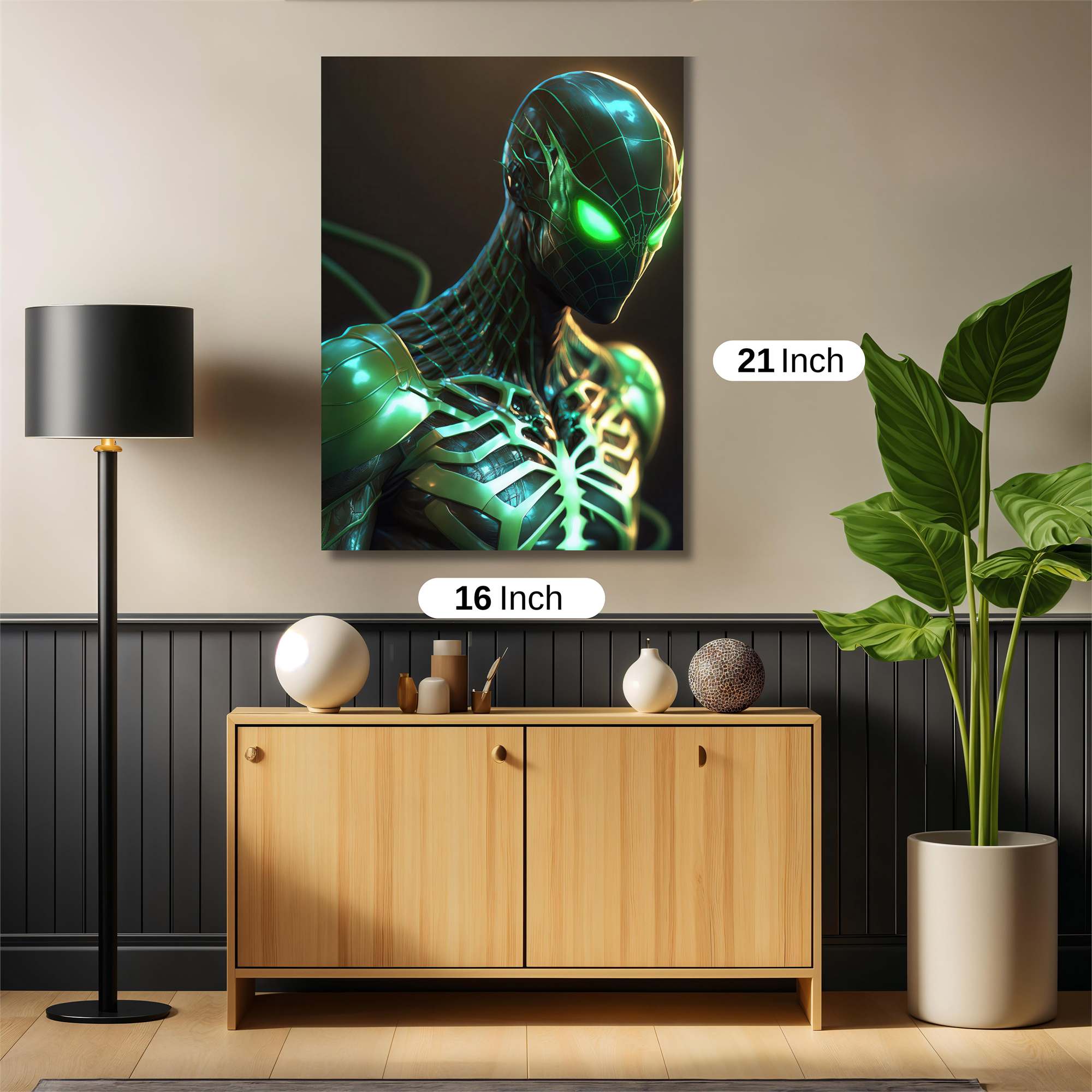 Neon Vigilance Safe Wall Magnetic / M