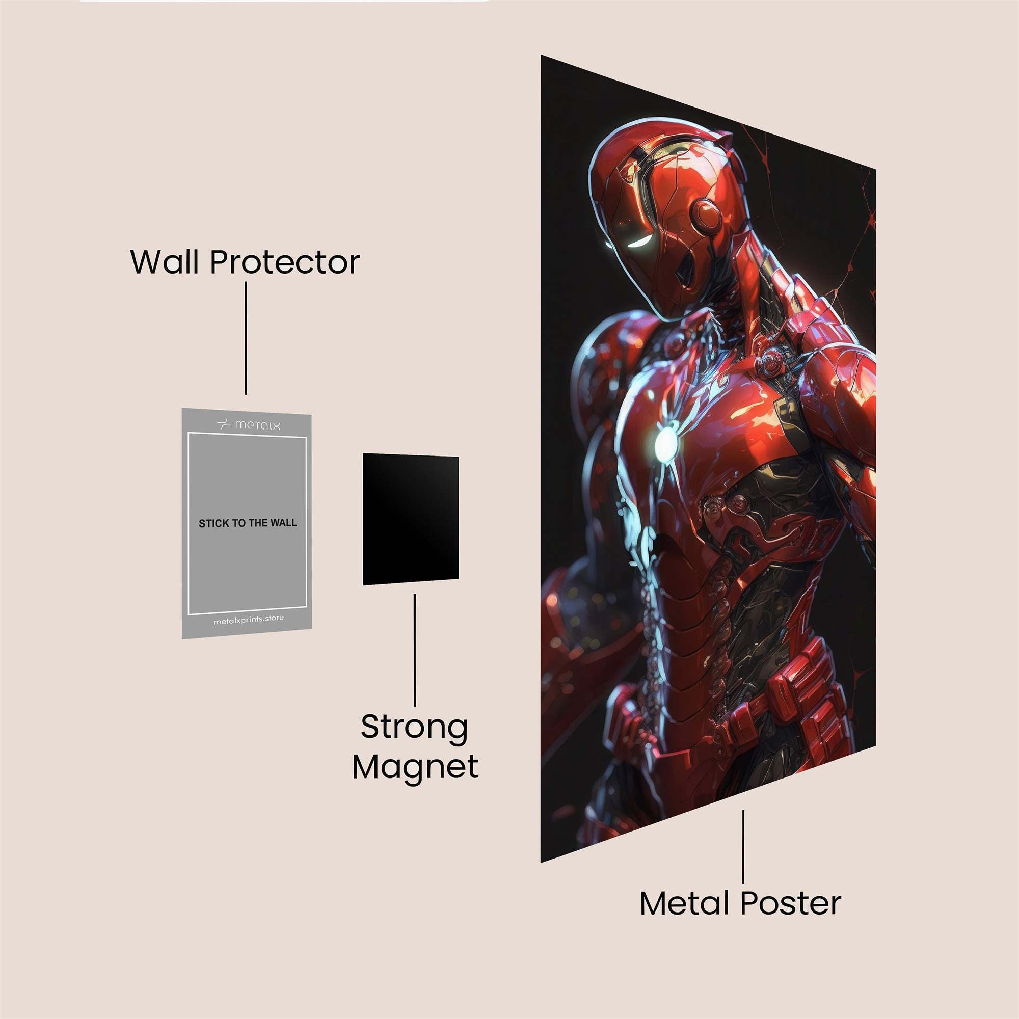 Ironman Brilliance Safe Wall Magnetic / M