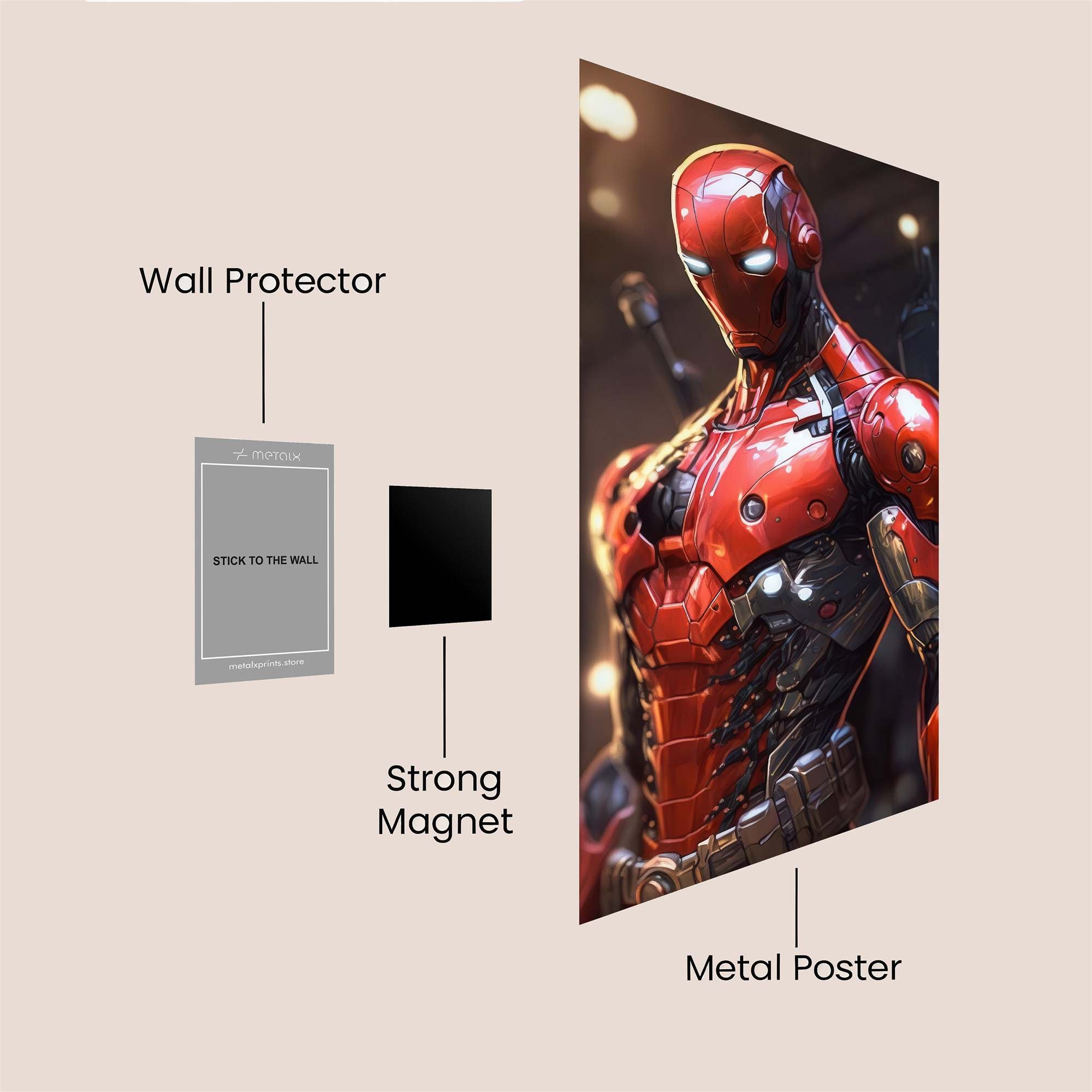 Vigilante Vibrance Safe Wall Magnetic / M