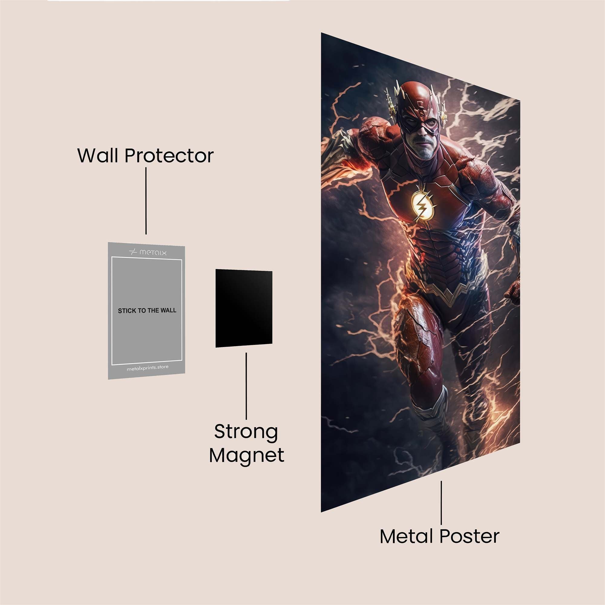 Flash Velocity Safe Wall Magnetic / M