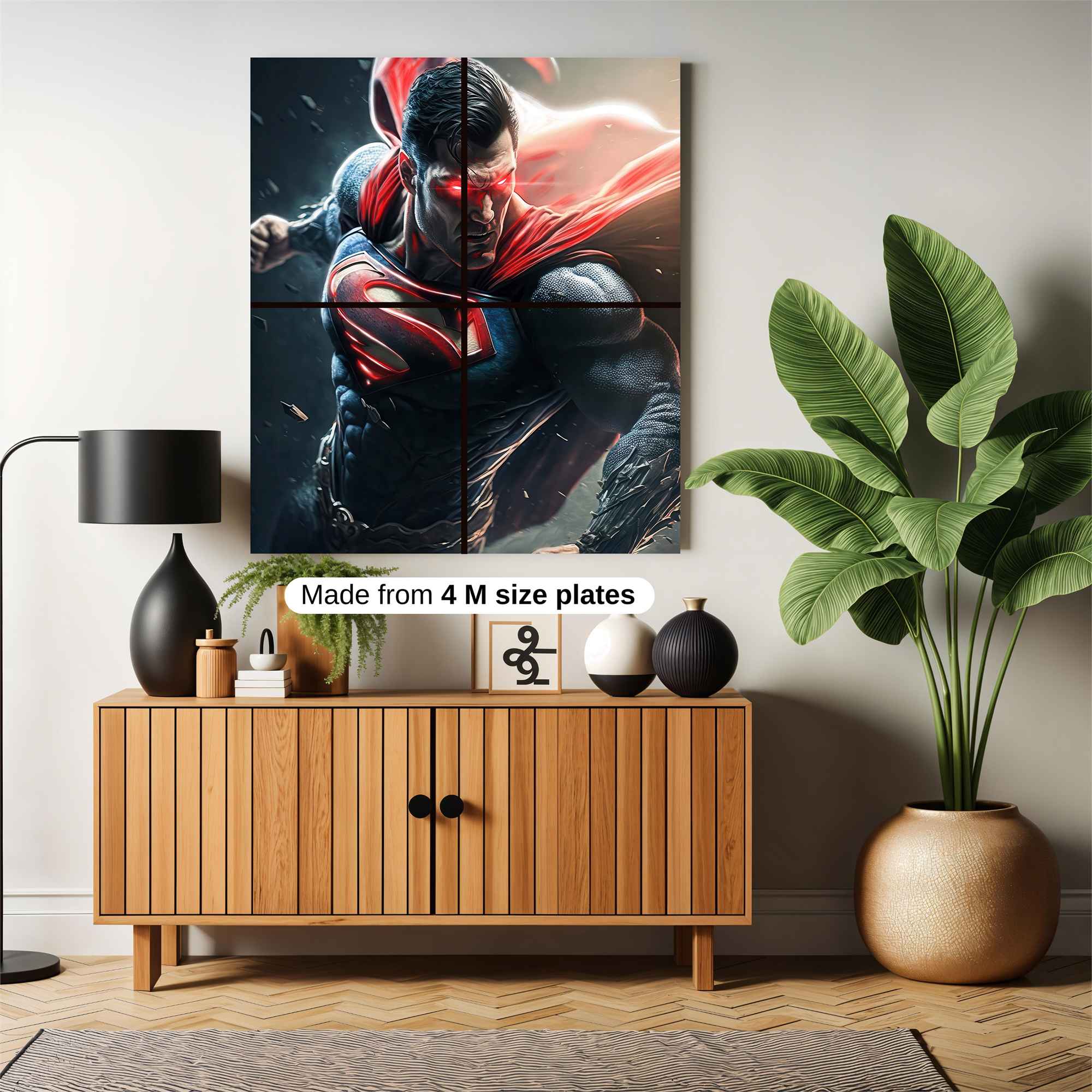 Superman Fury Safe Wall Magnetic / M