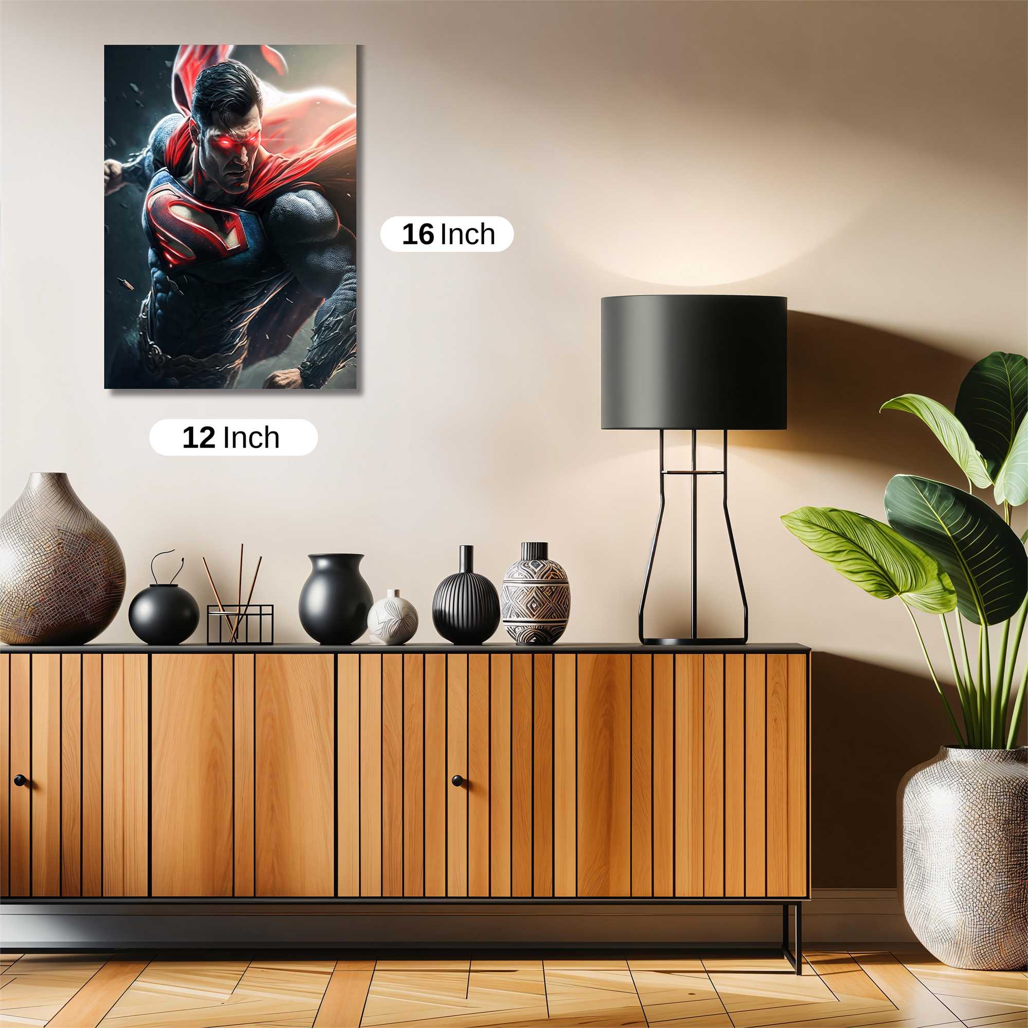 Superman Fury Safe Wall Magnetic / M