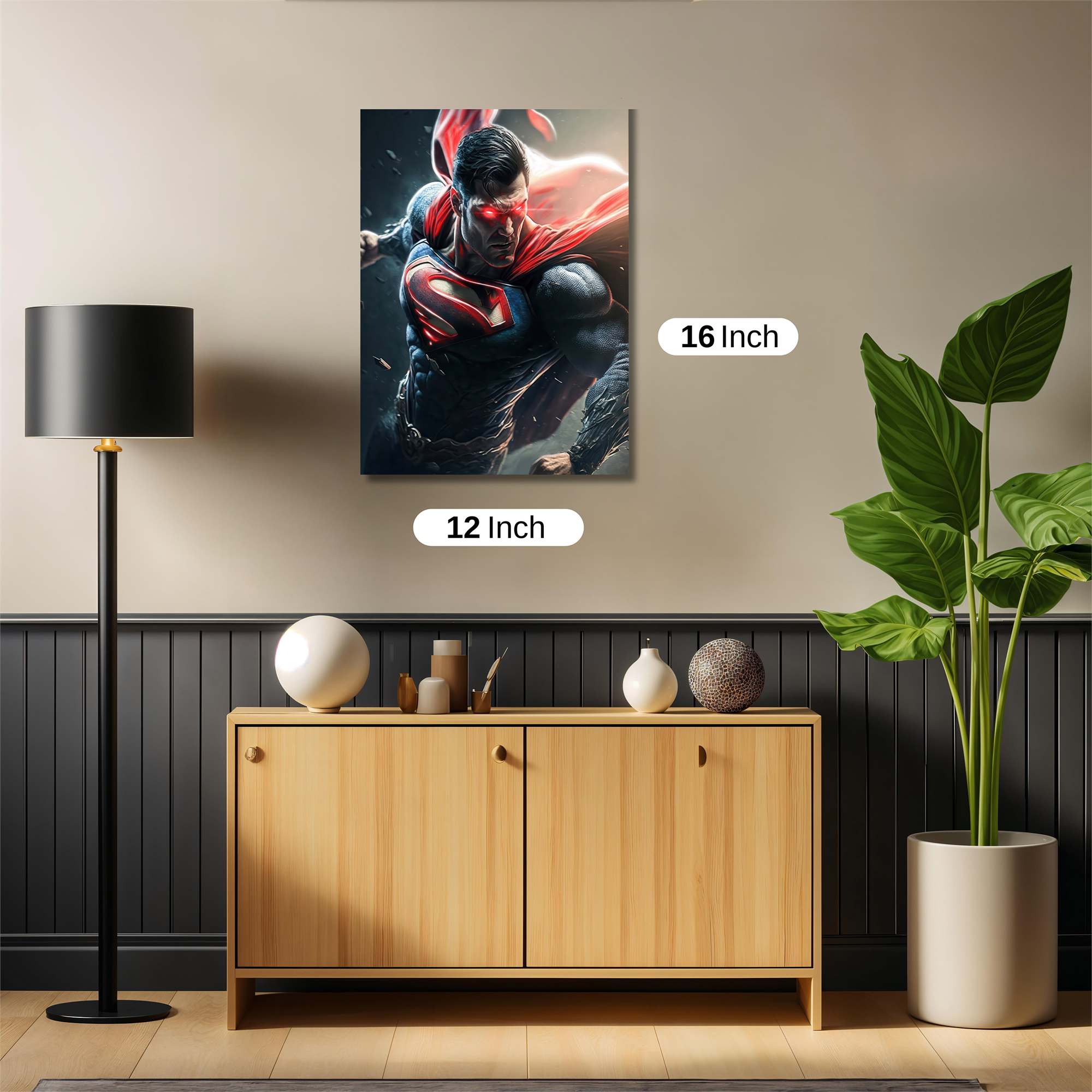 Superman Fury Safe Wall Magnetic / M