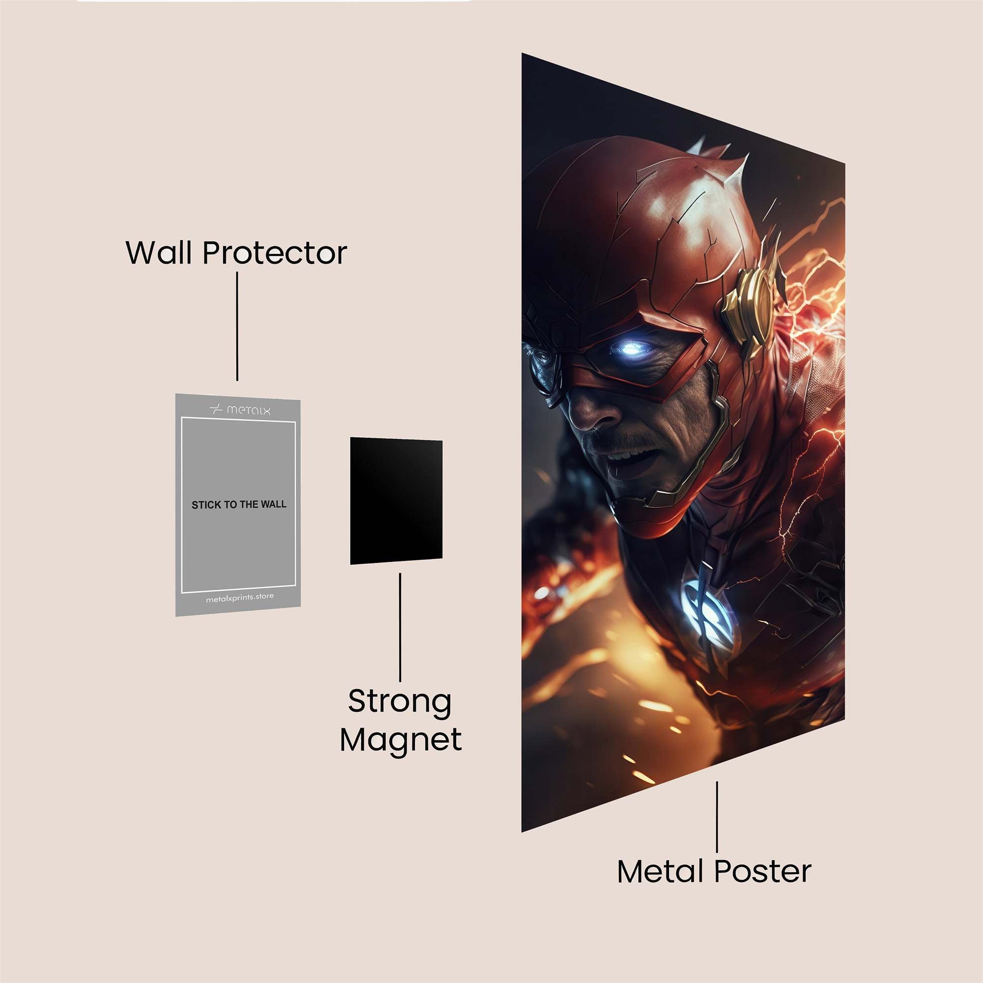 Flash Velocity Safe Wall Magnetic / M
