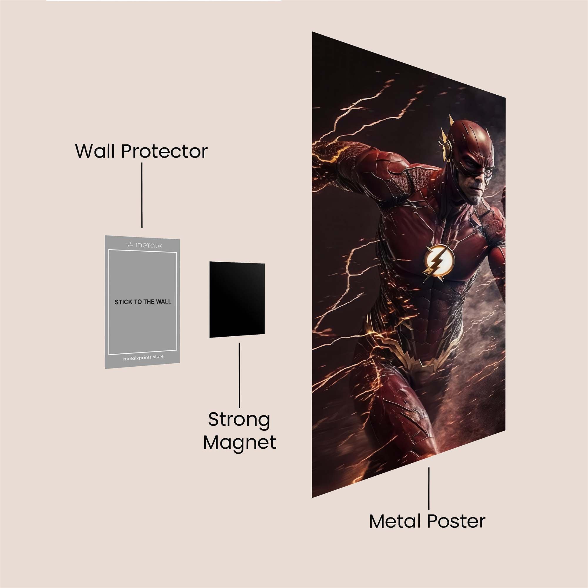 Flash Velocity Safe Wall Magnetic / M