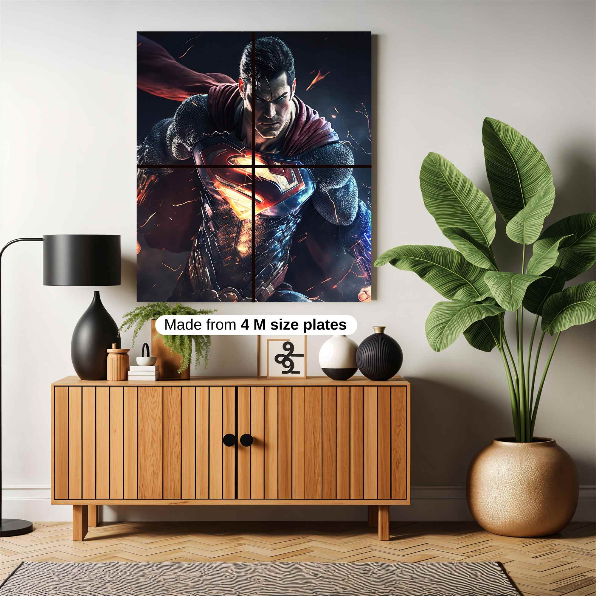 Superman Fury Safe Wall Magnetic / M
