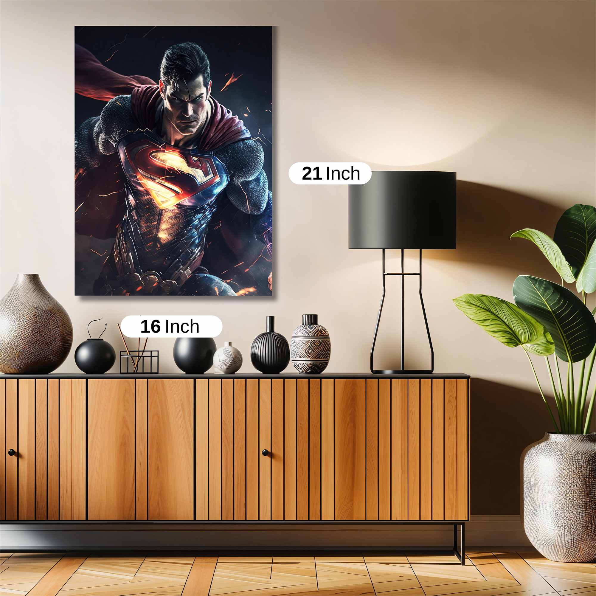 Superman Fury Safe Wall Magnetic / M