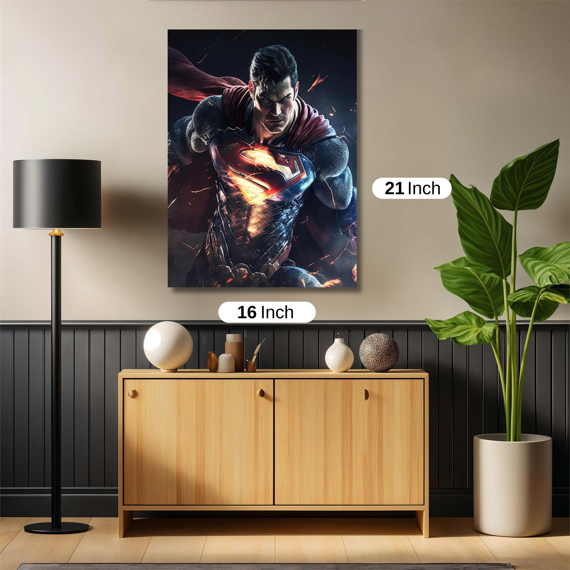 Superman Fury Safe Wall Magnetic / M
