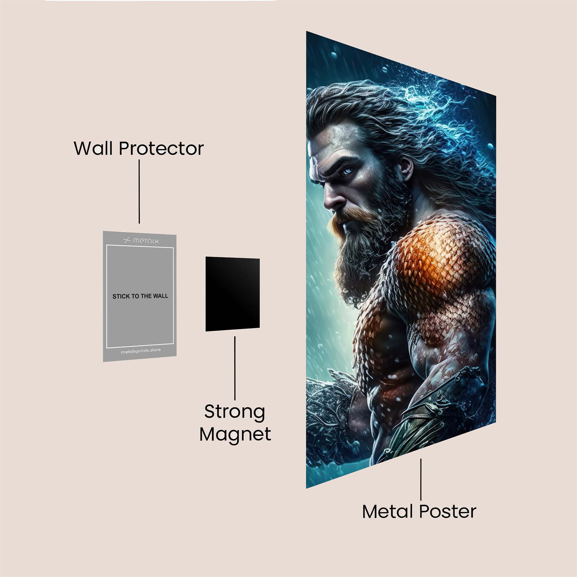 Oceanic Majesty Safe Wall Magnetic / M
